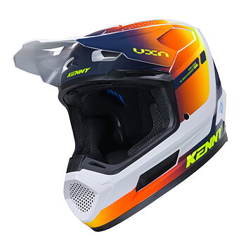 KENNY PERFORMANCE GRAPHIC HELMET NAVY ORANGE RACING SPE