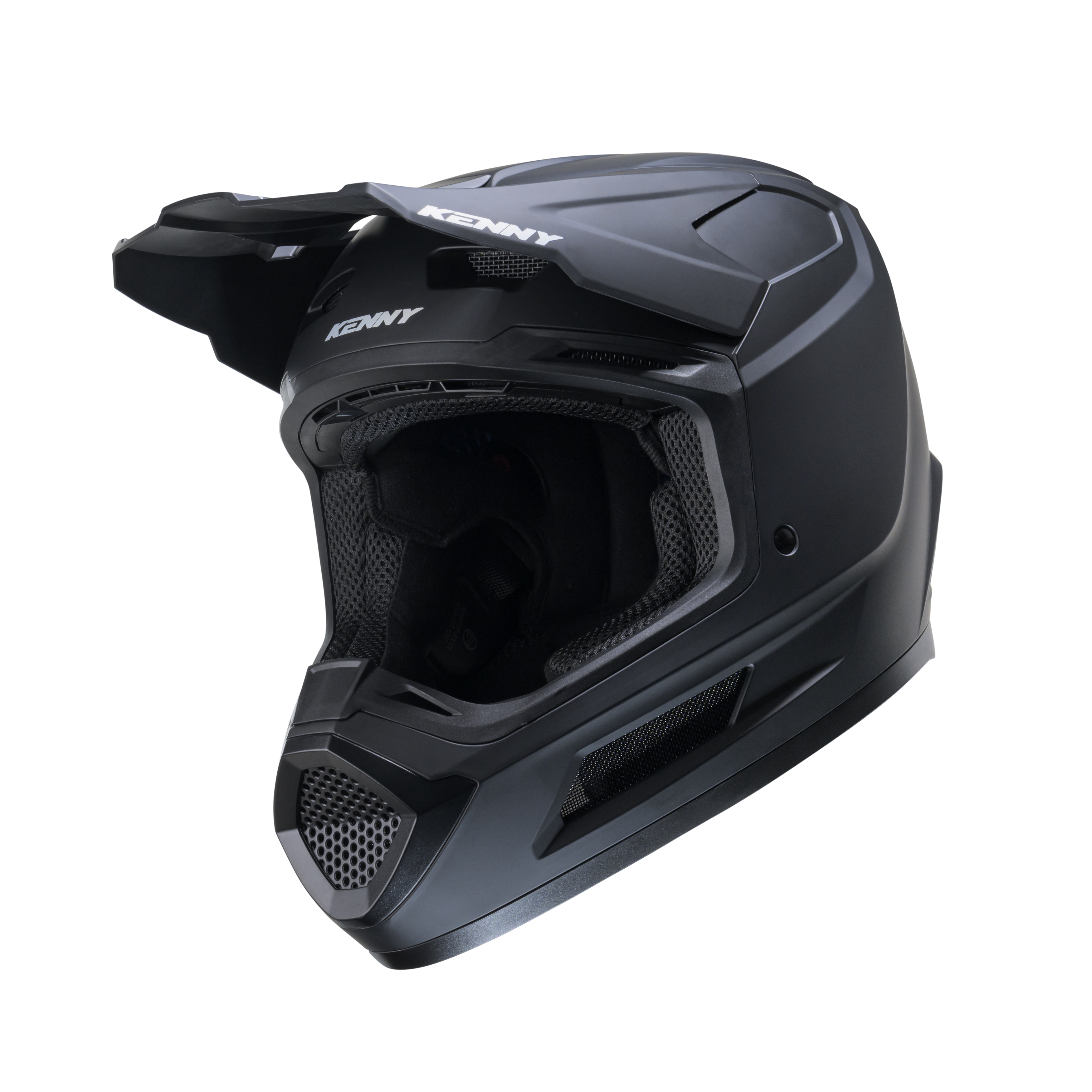 KENNY PERFORMANCE HELMET SOLID BLACK MATT