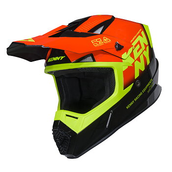 KENNY TRACK HELMET GRAPHIC FOCUS RED