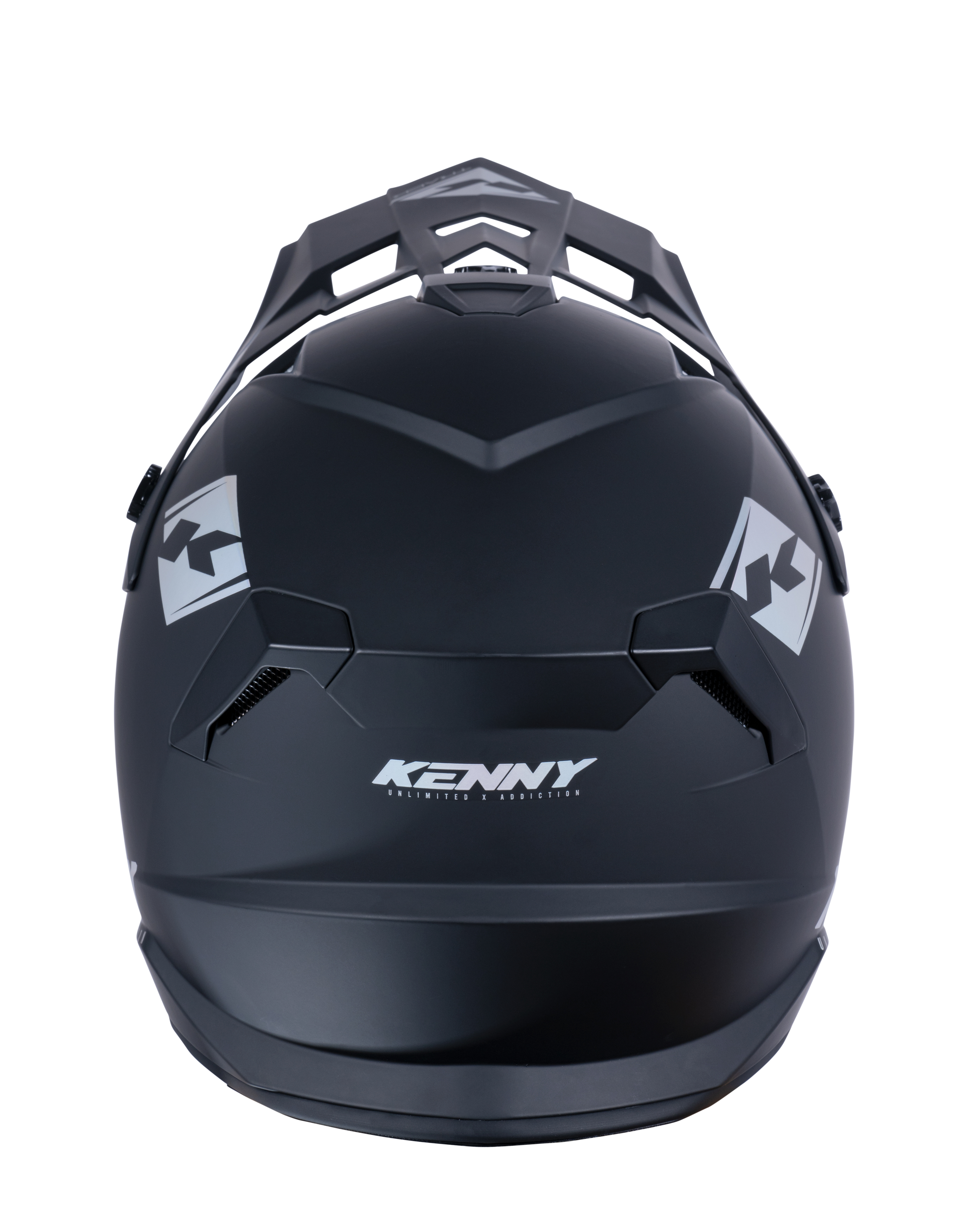 KENNY TRACK SOLID HELMET MATT BLACK HOLOGRAPHIC - 4