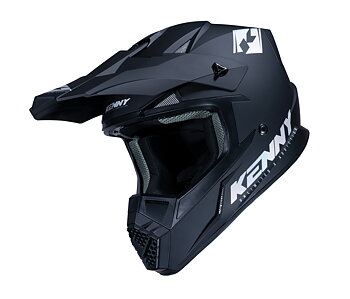 KENNY TRACK SOLID HELMET MATT BLACK HOLOGRAPHIC