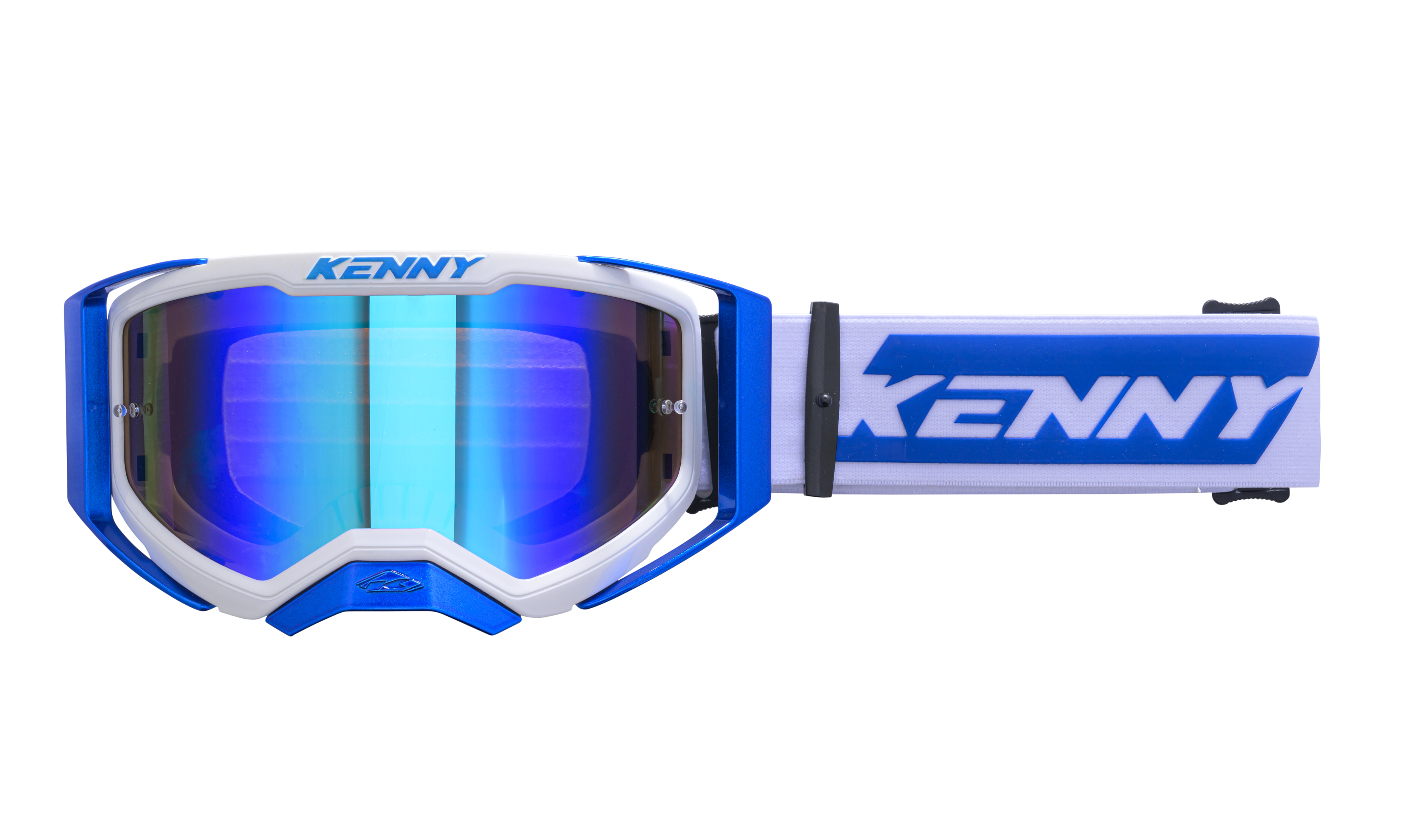 KENNY PERFORMANCE GOOGLES EVO 2 WHITE BLUE