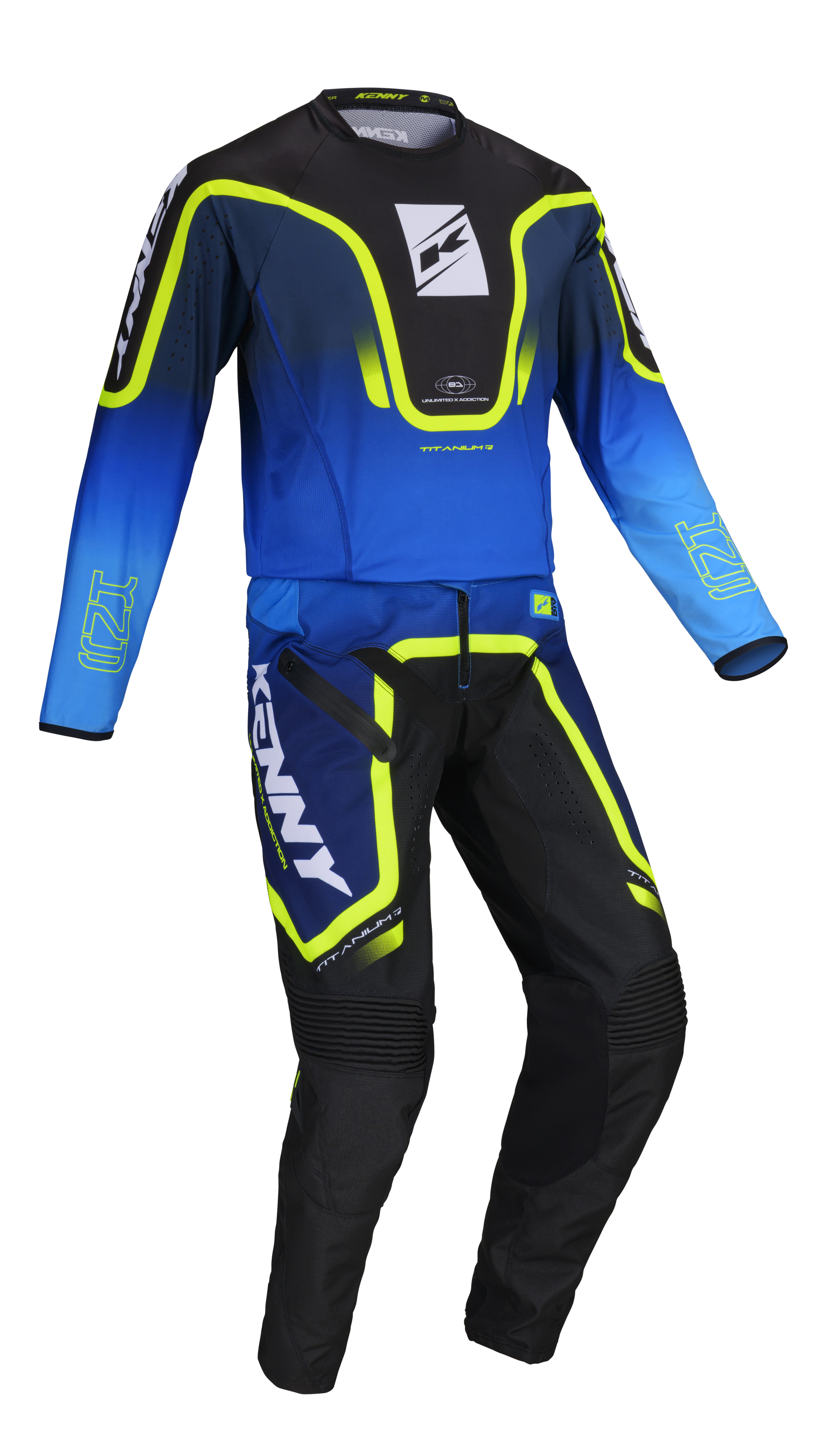 PANTALON TITANIUM GRADIENT BLUE KENNY - 5