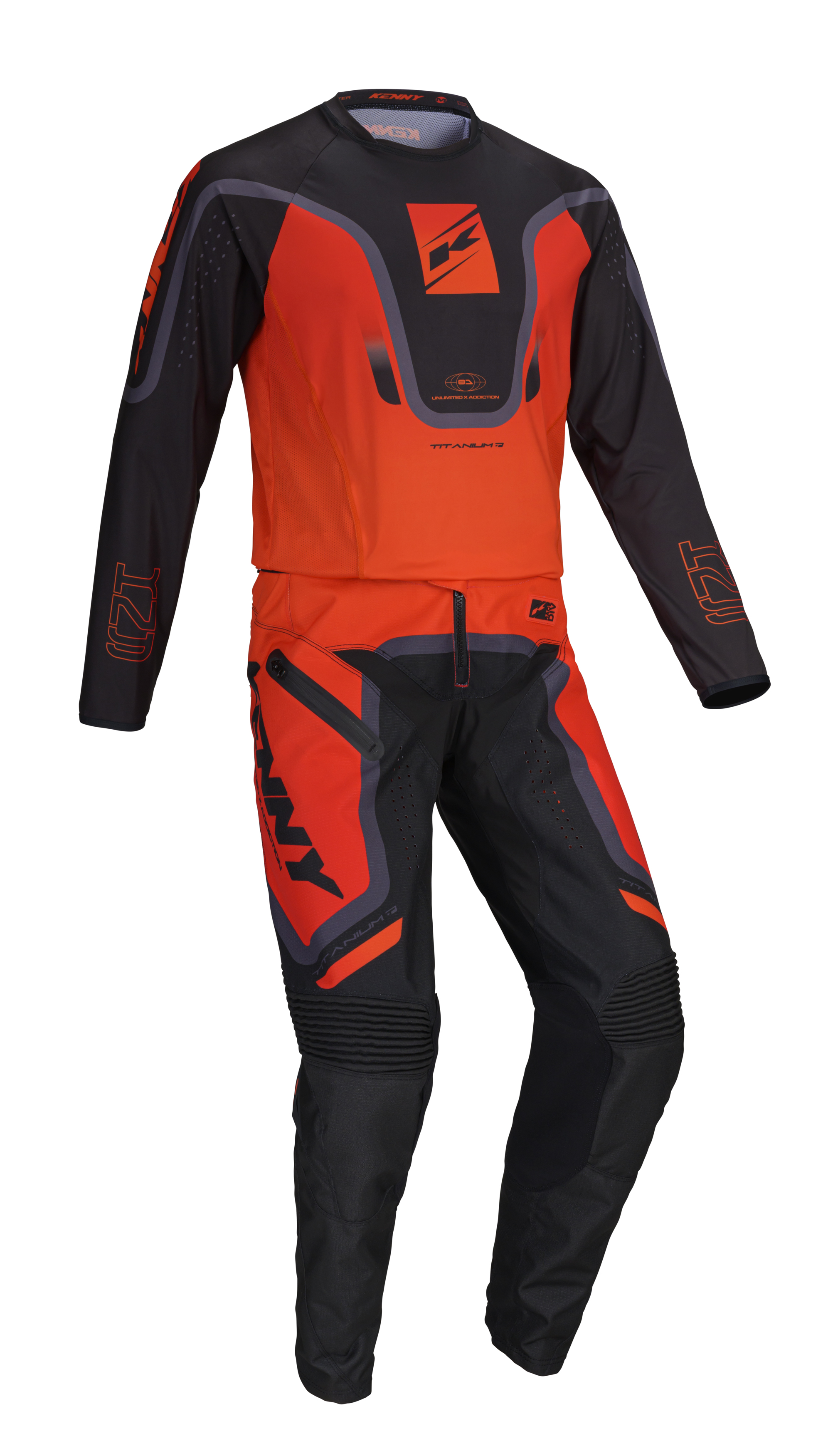 KENNY Titanium Pants Gradient Orange - 5