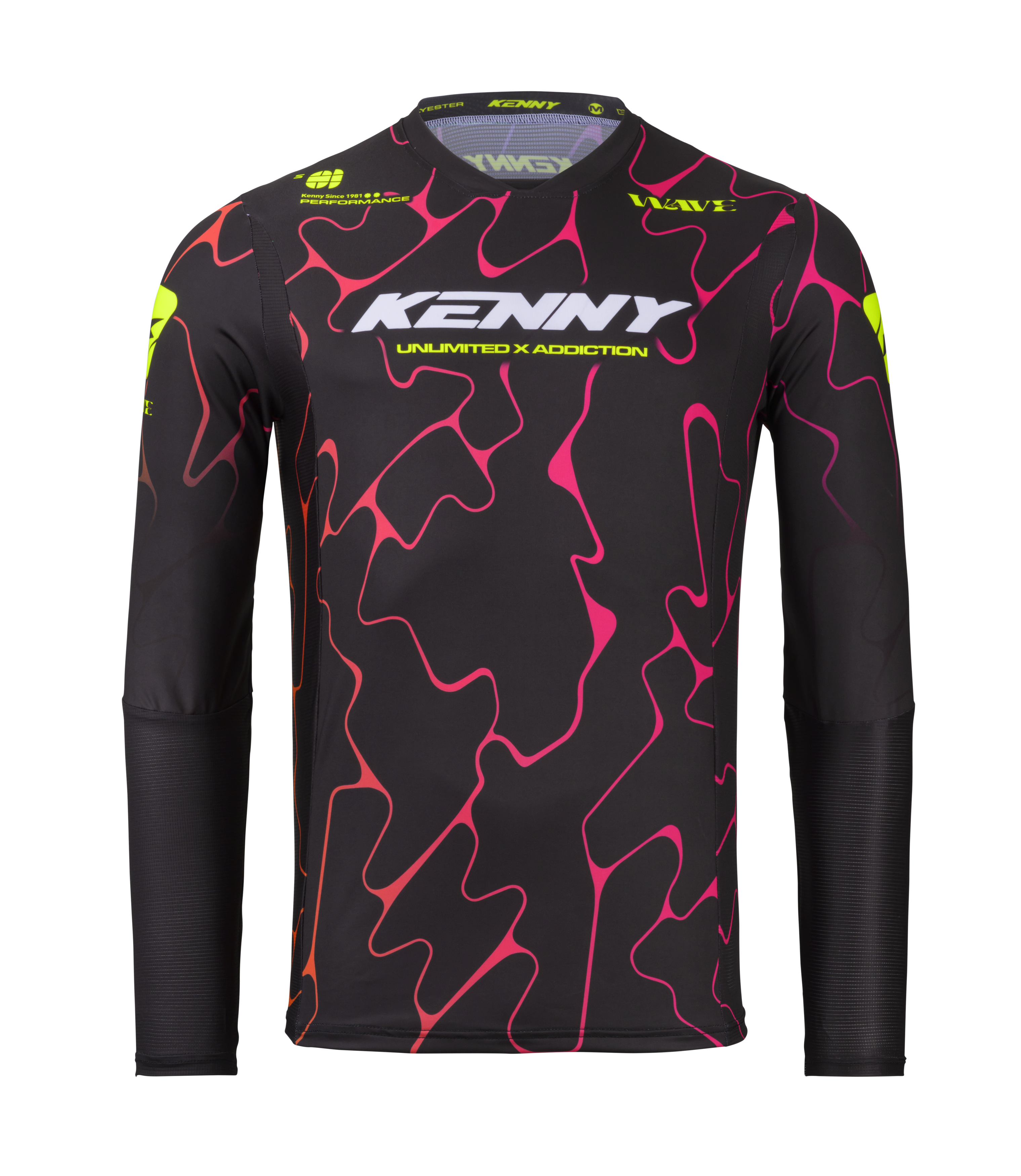 KENNY Performance Jersey Wave Black