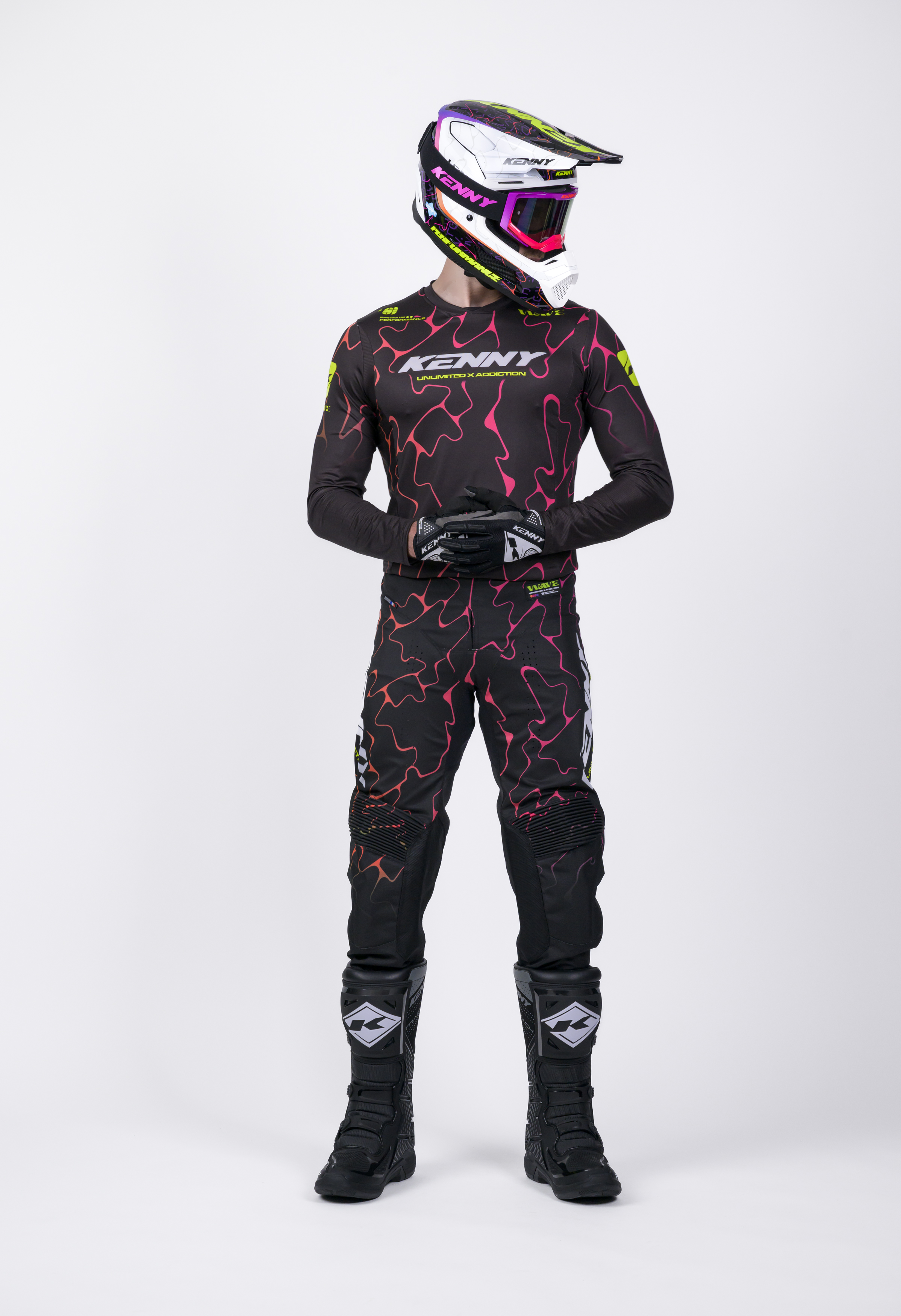 KENNY Performance Jersey Wave Black - 3