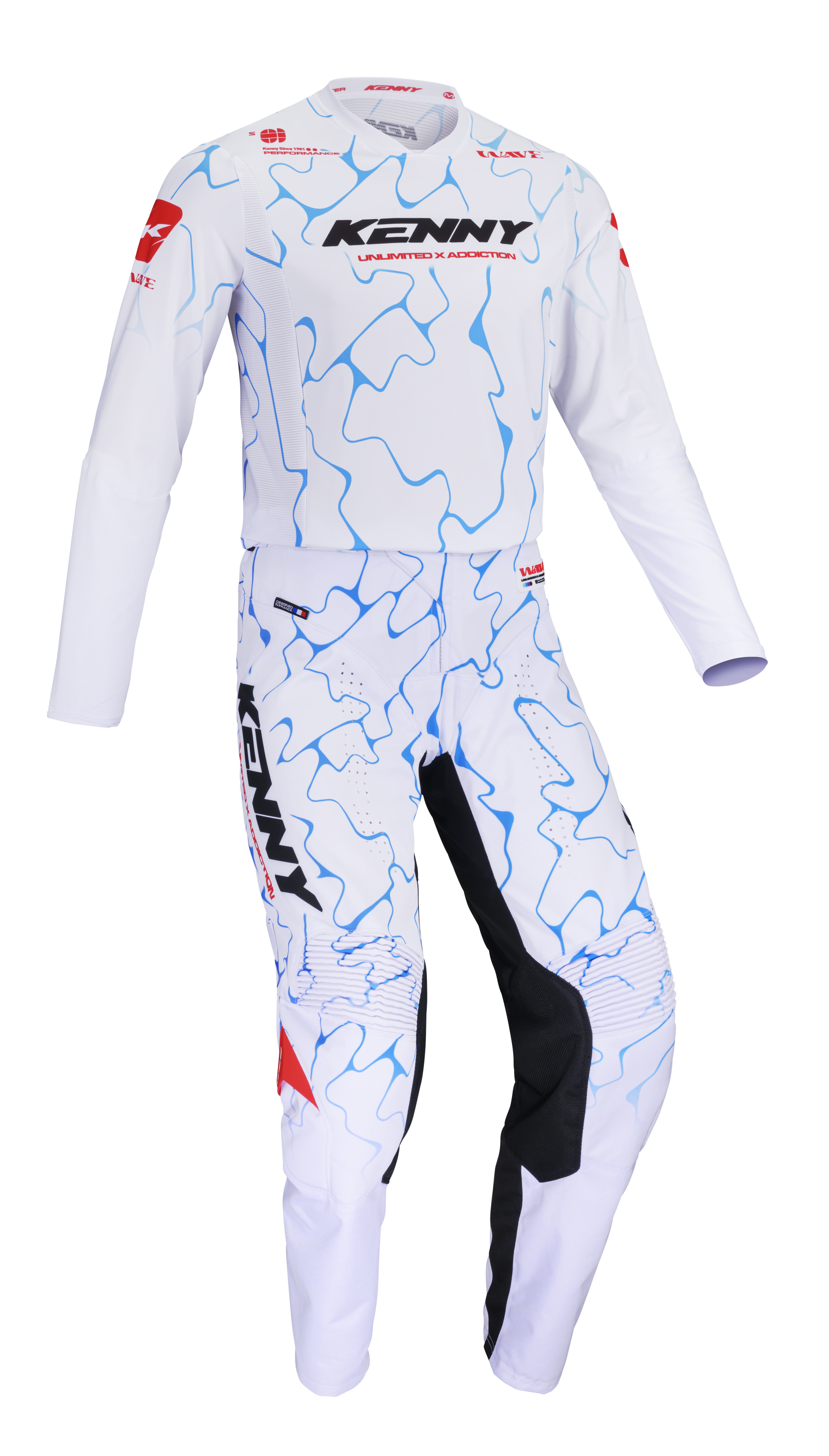 KENNY Performance Jersey Wave White - 5