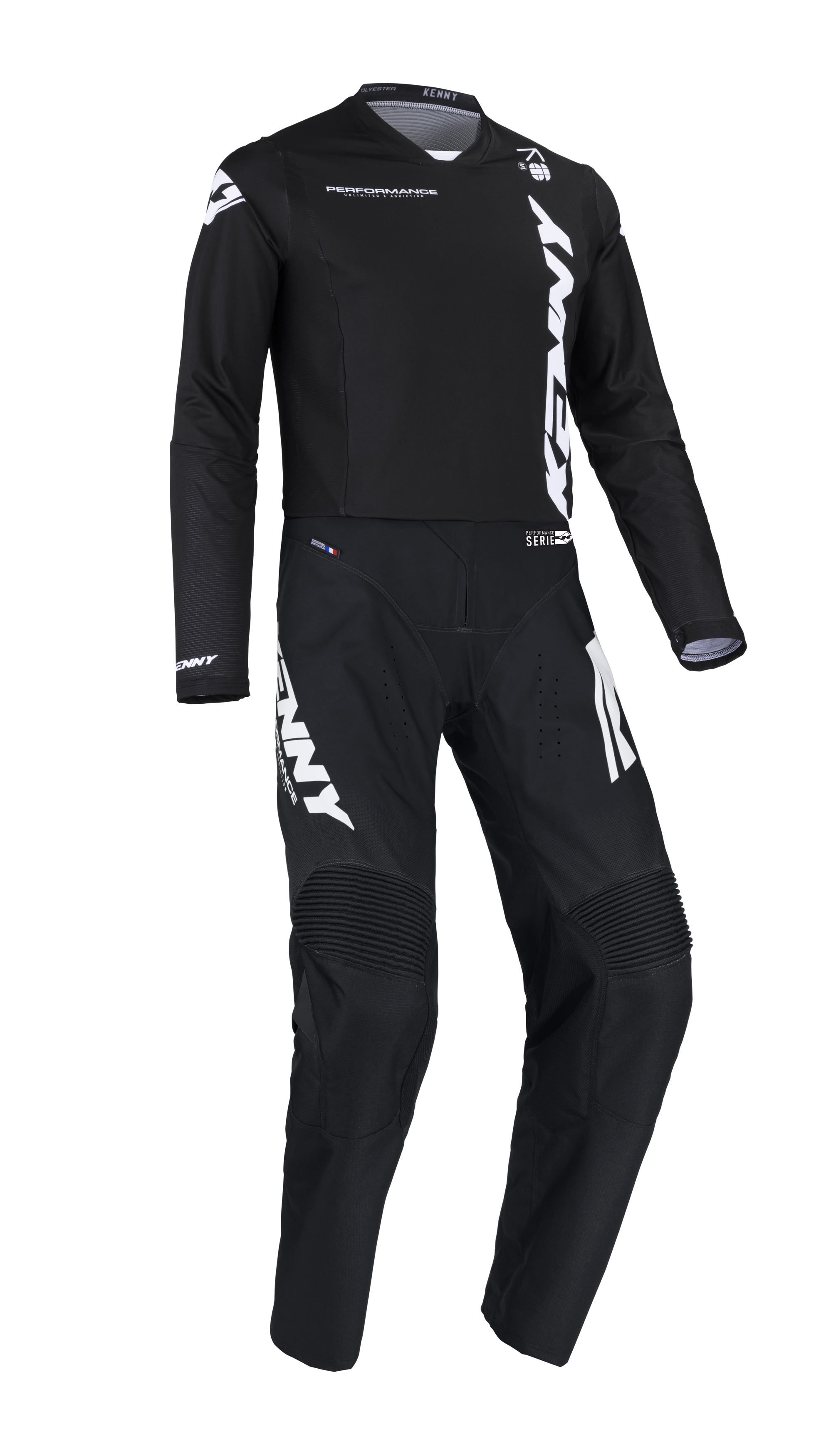 KENNY Performance MX Jersey Solid Black - 5