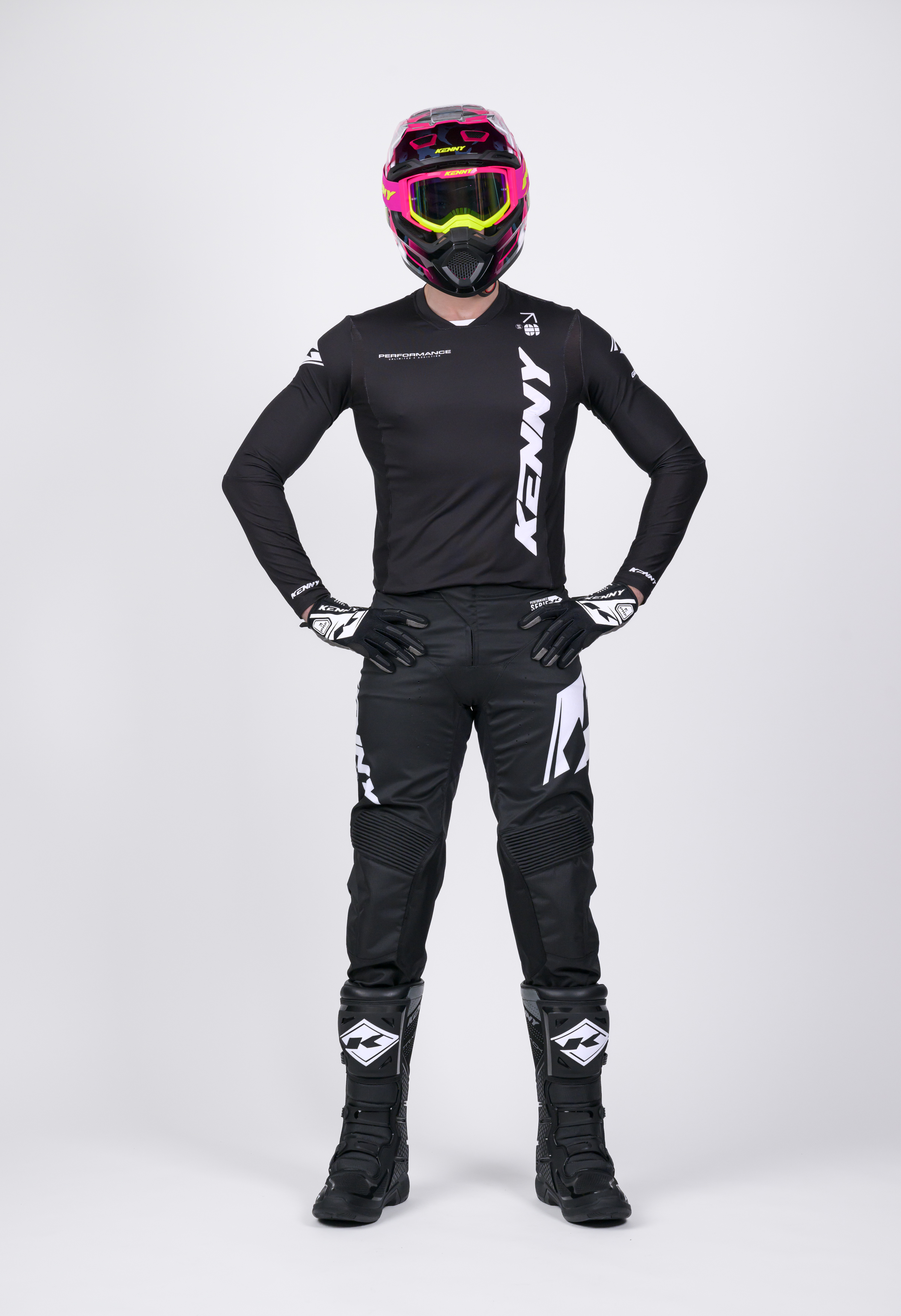 KENNY Performance MX Jersey Solid Black - 3