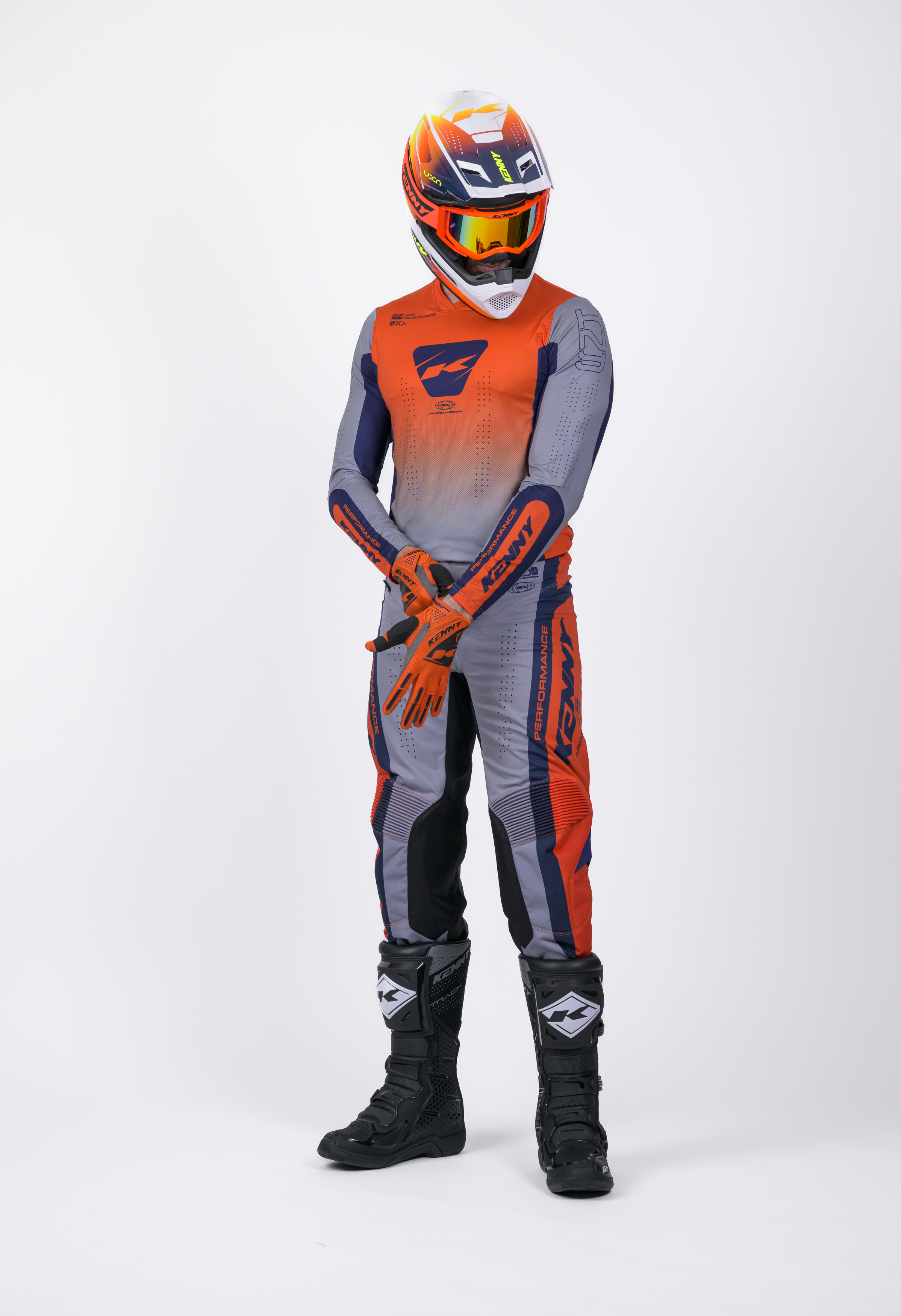 PANTALON PERFORMANCE ORANGE KENNY - 3