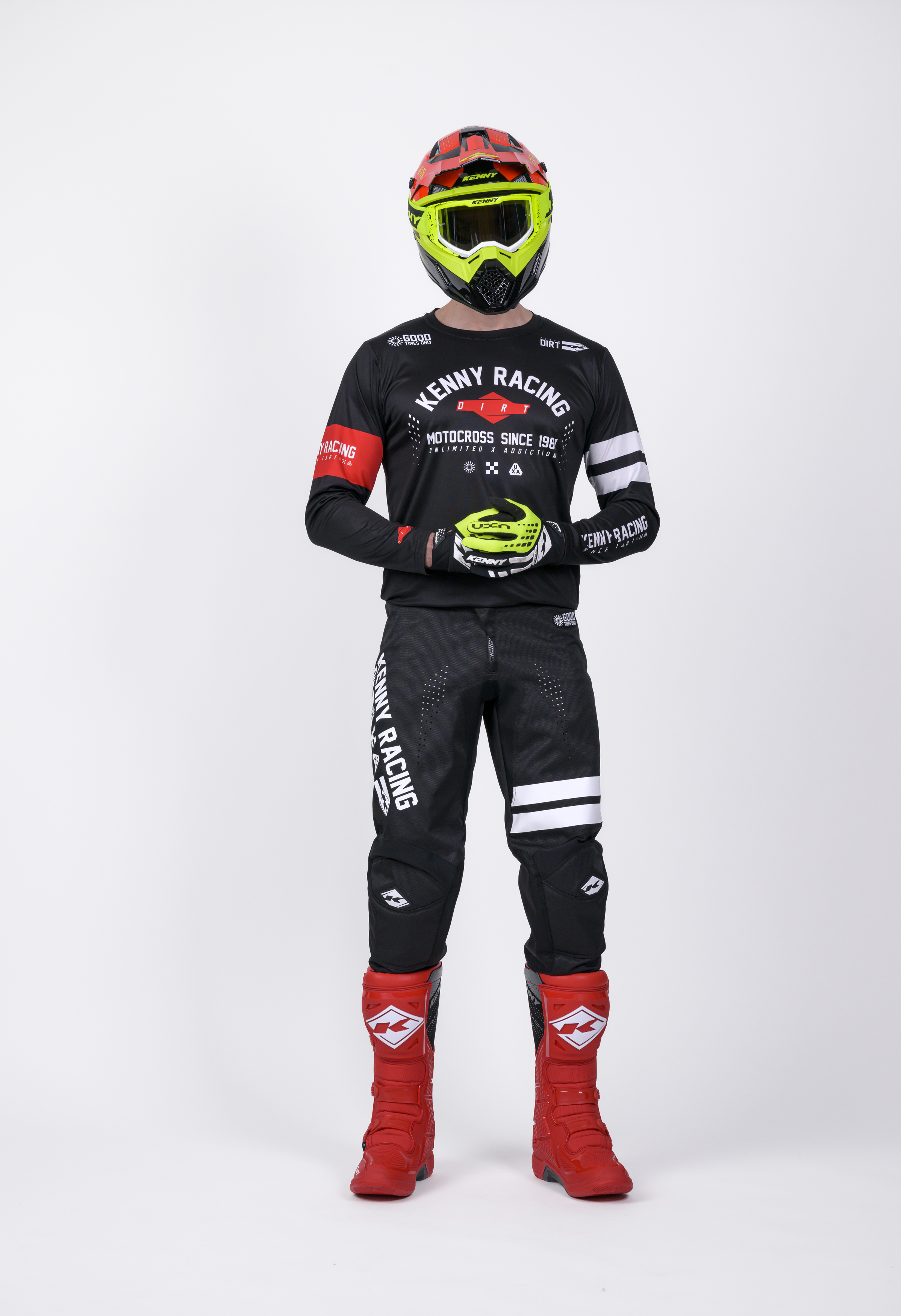 KENNY Track Jersey Dirt Black - 3