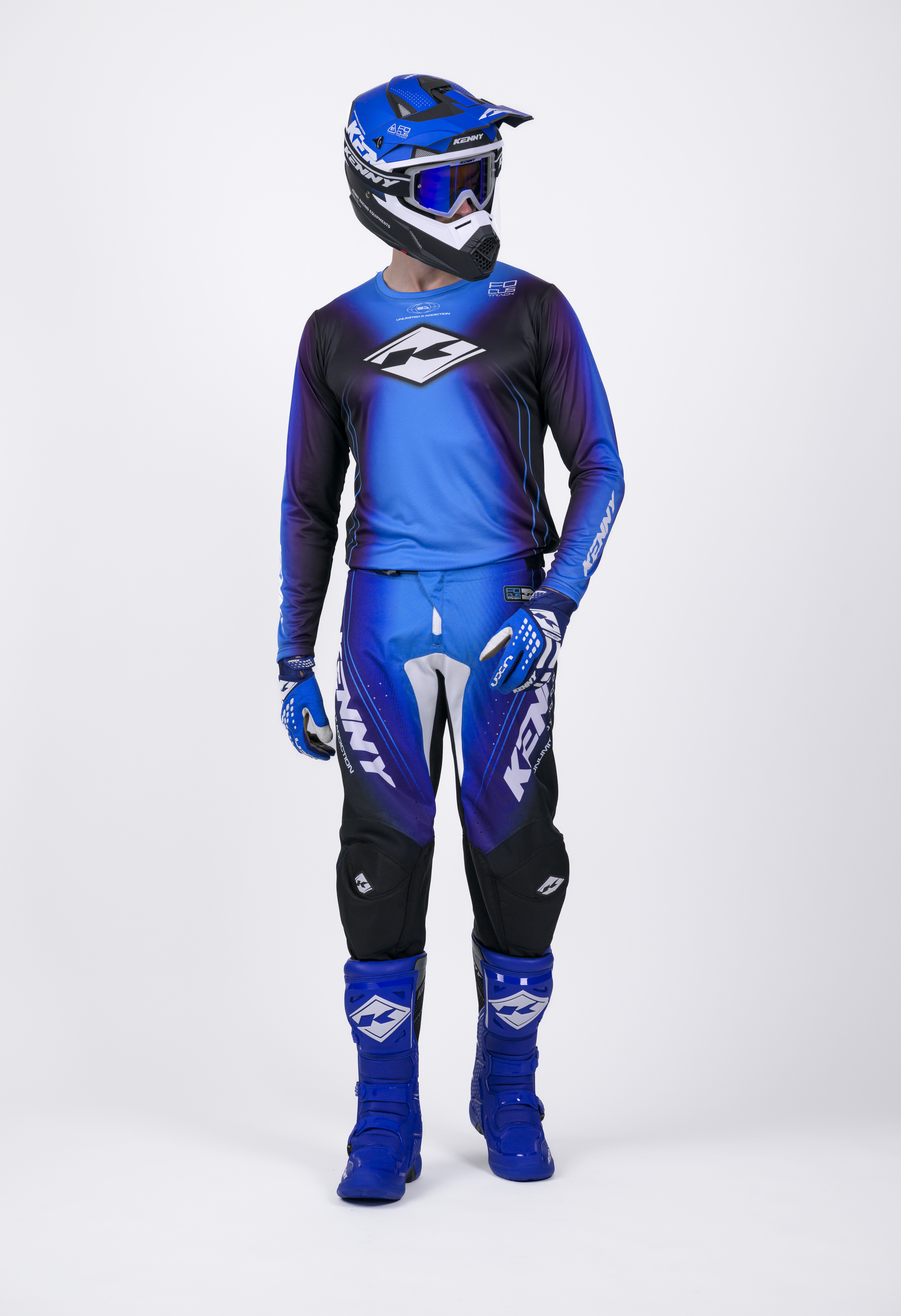 KENNY Track Jersey Focus Blue - 3