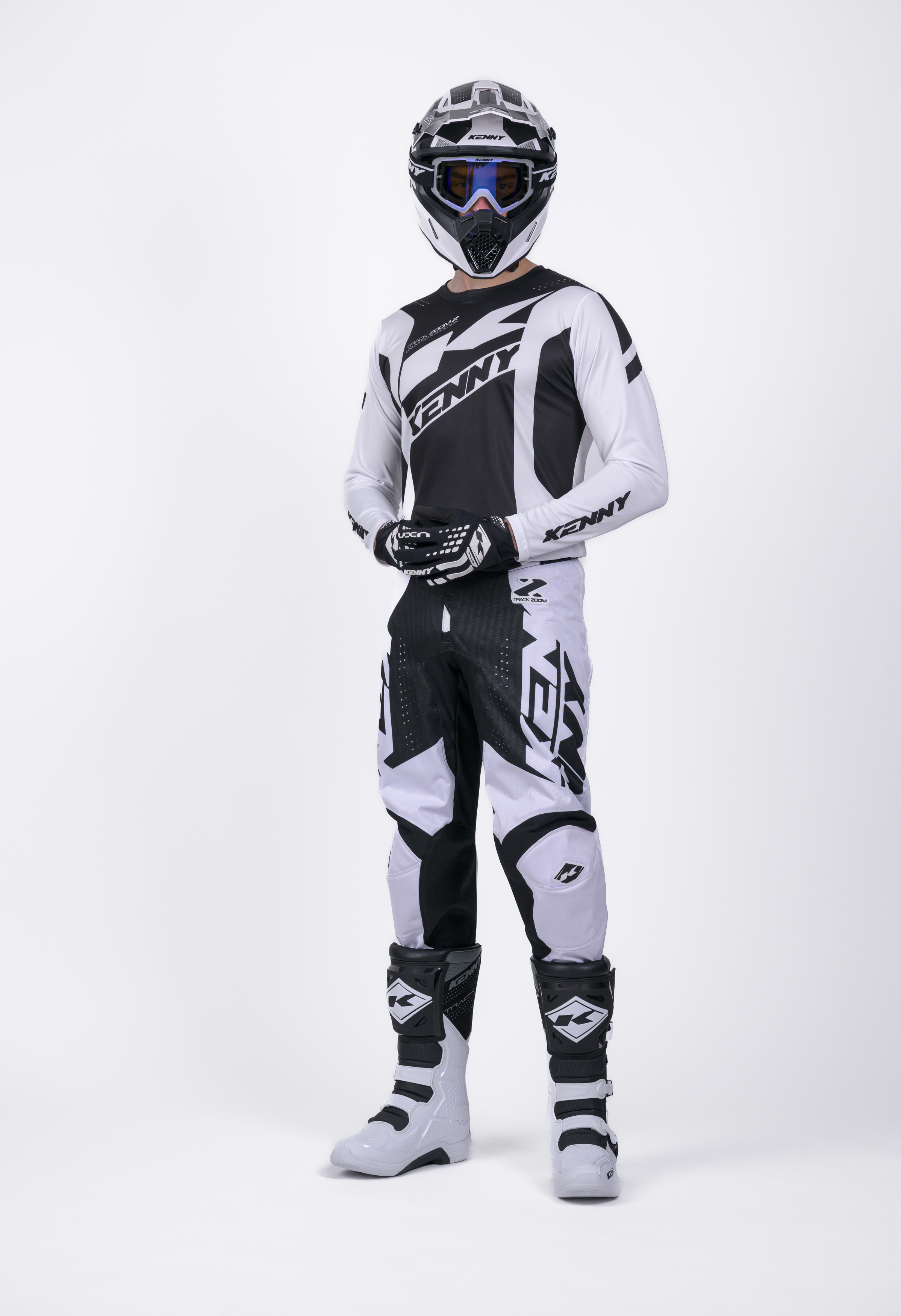 KENNY Track Jersey Zoom Black White - 3
