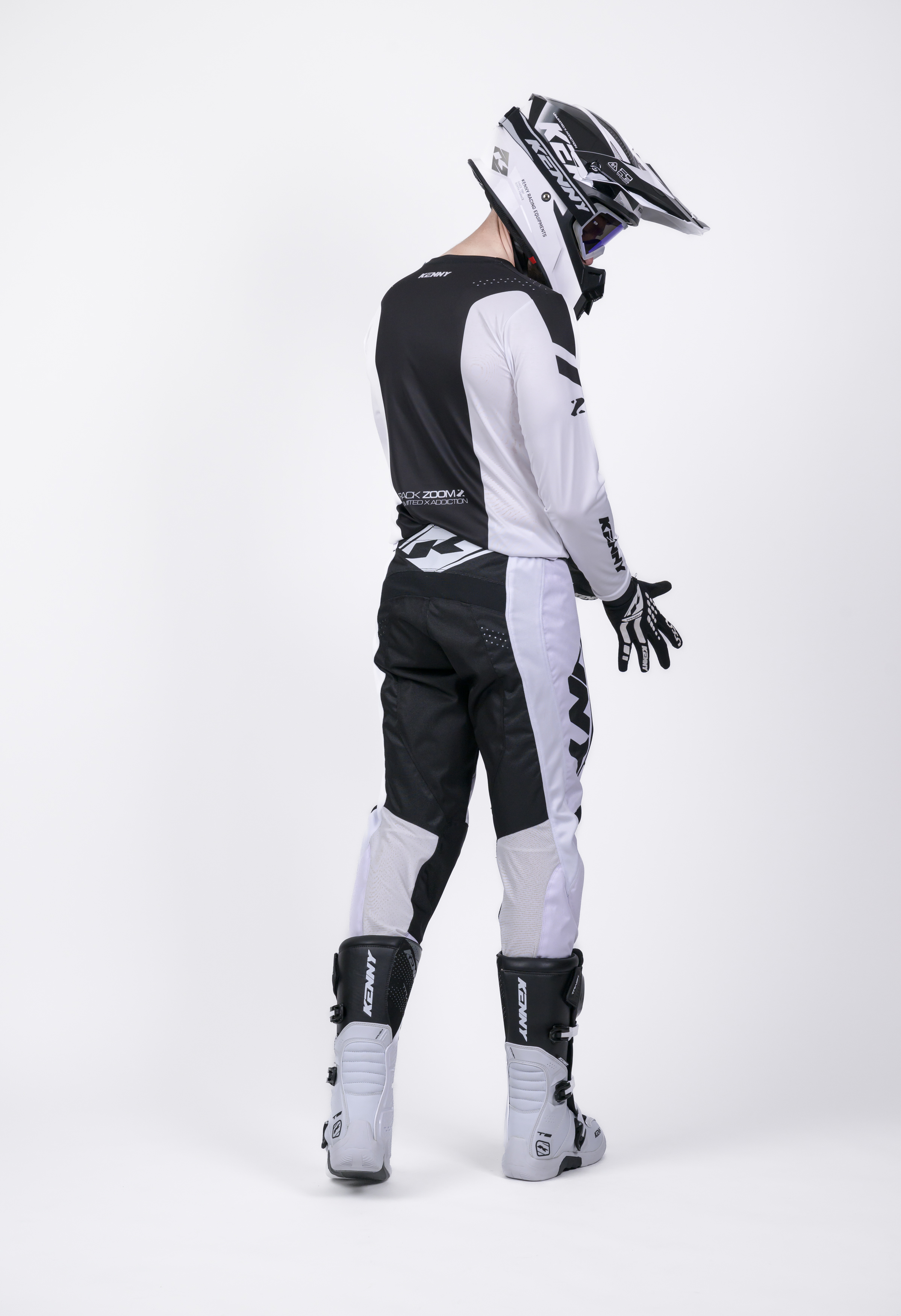 KENNY Track Jersey Zoom Black White - 4