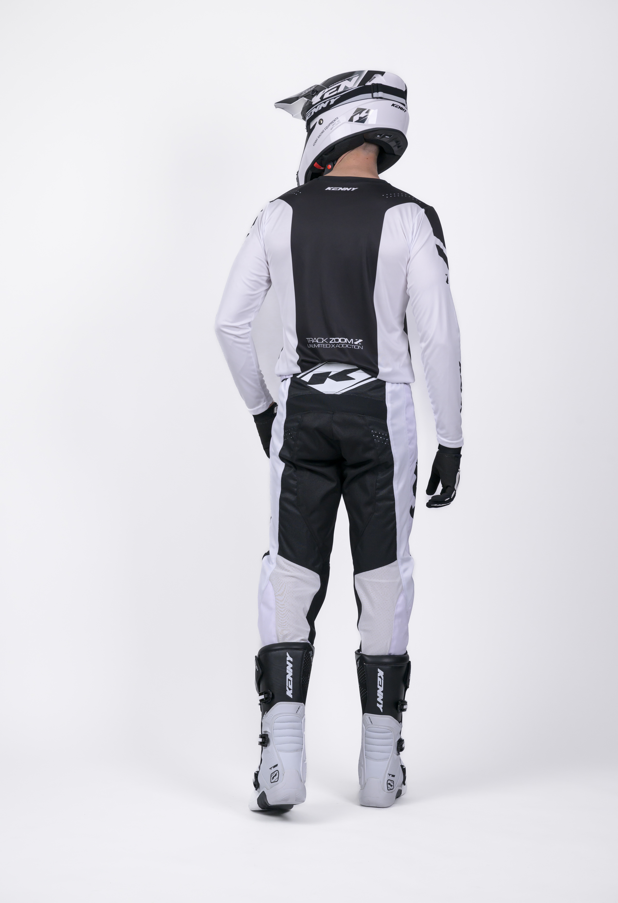 KENNY Track Crossbyxor Zoom Svart Vit - 4