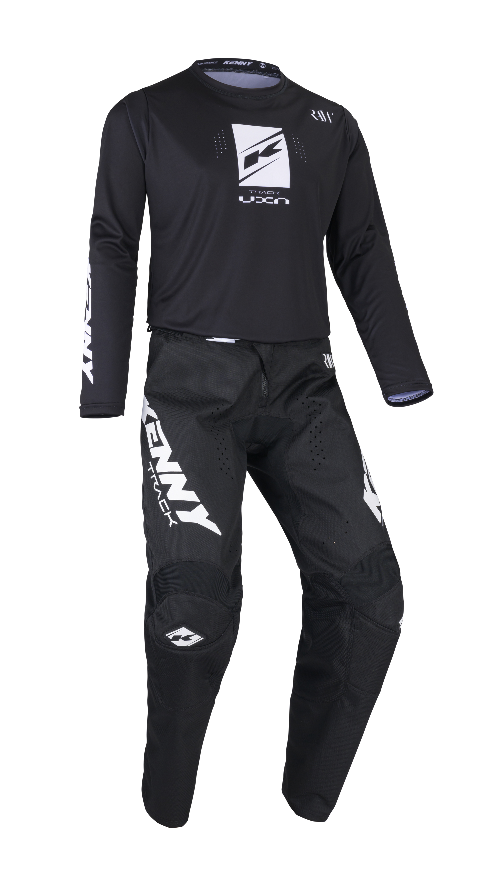 KENNY Track RAW Jersey Black - 5