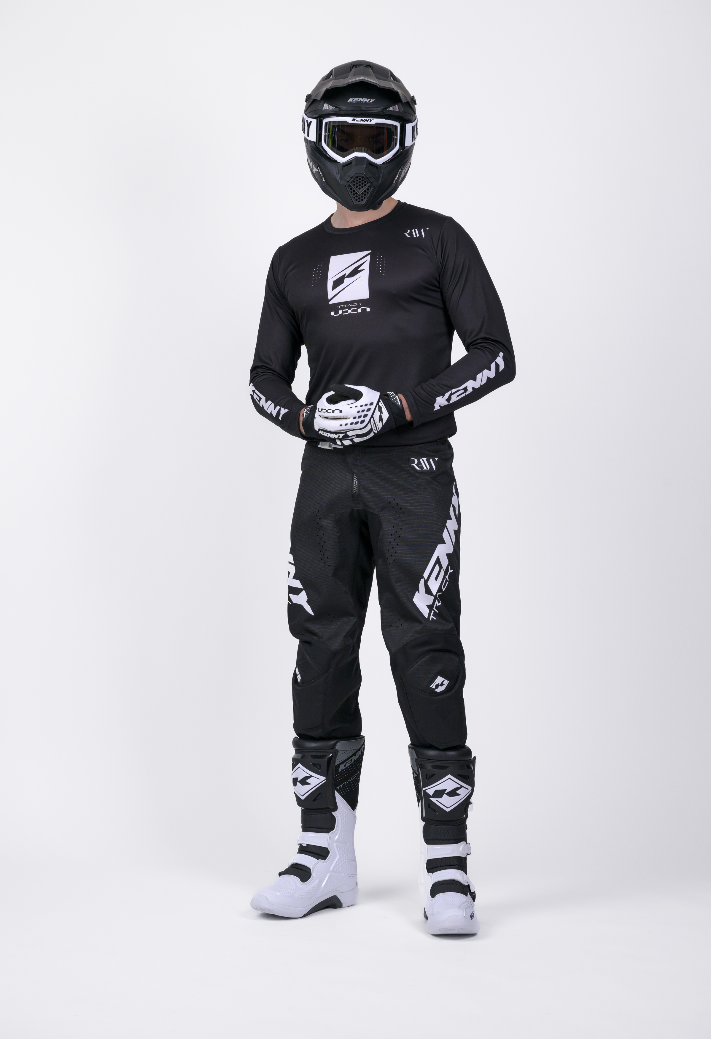 KENNY Track RAW Pants Black - 3