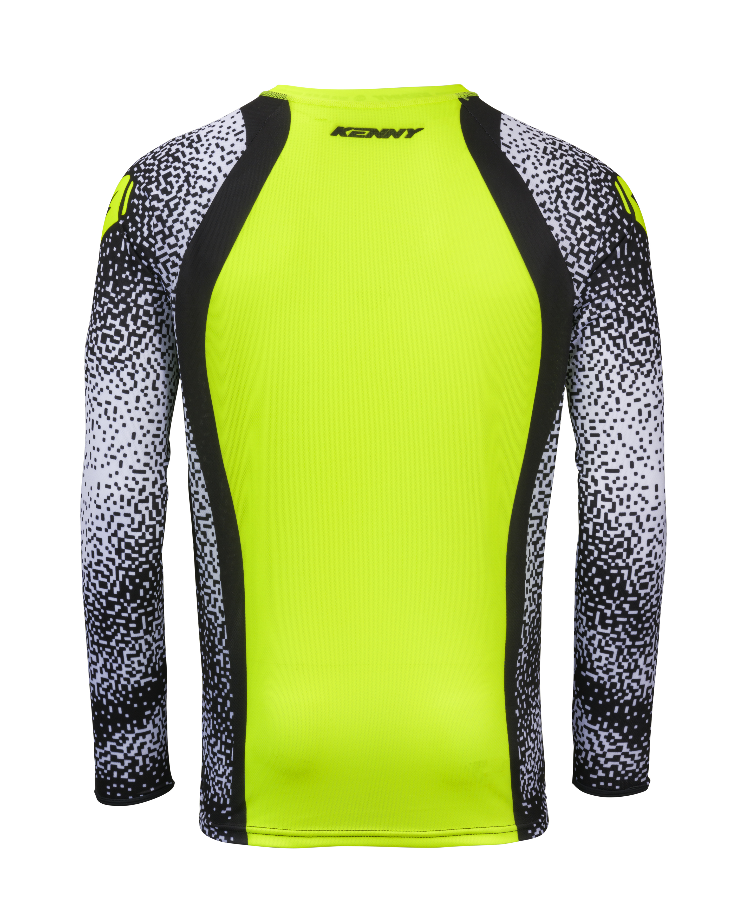 KENNY Force Pixel Jersey Pixel White Neon Yellow - 2