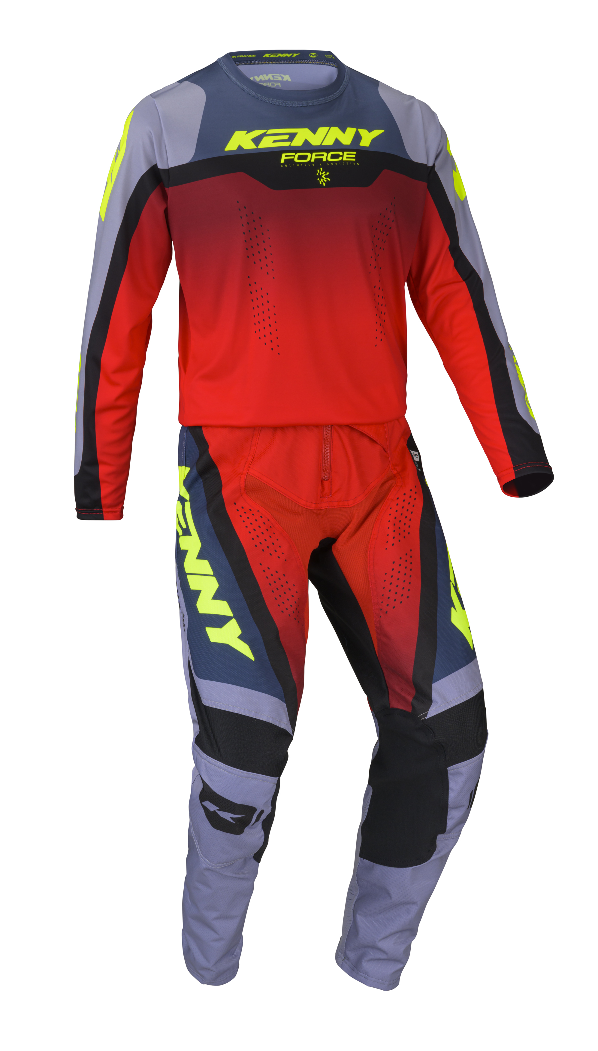 KENNY Force Beach Dust Jersey Beach Grey Red - 5