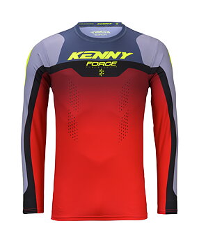 MAILLOT FORCE BEACH DUST BEACH GREY RED KENNY