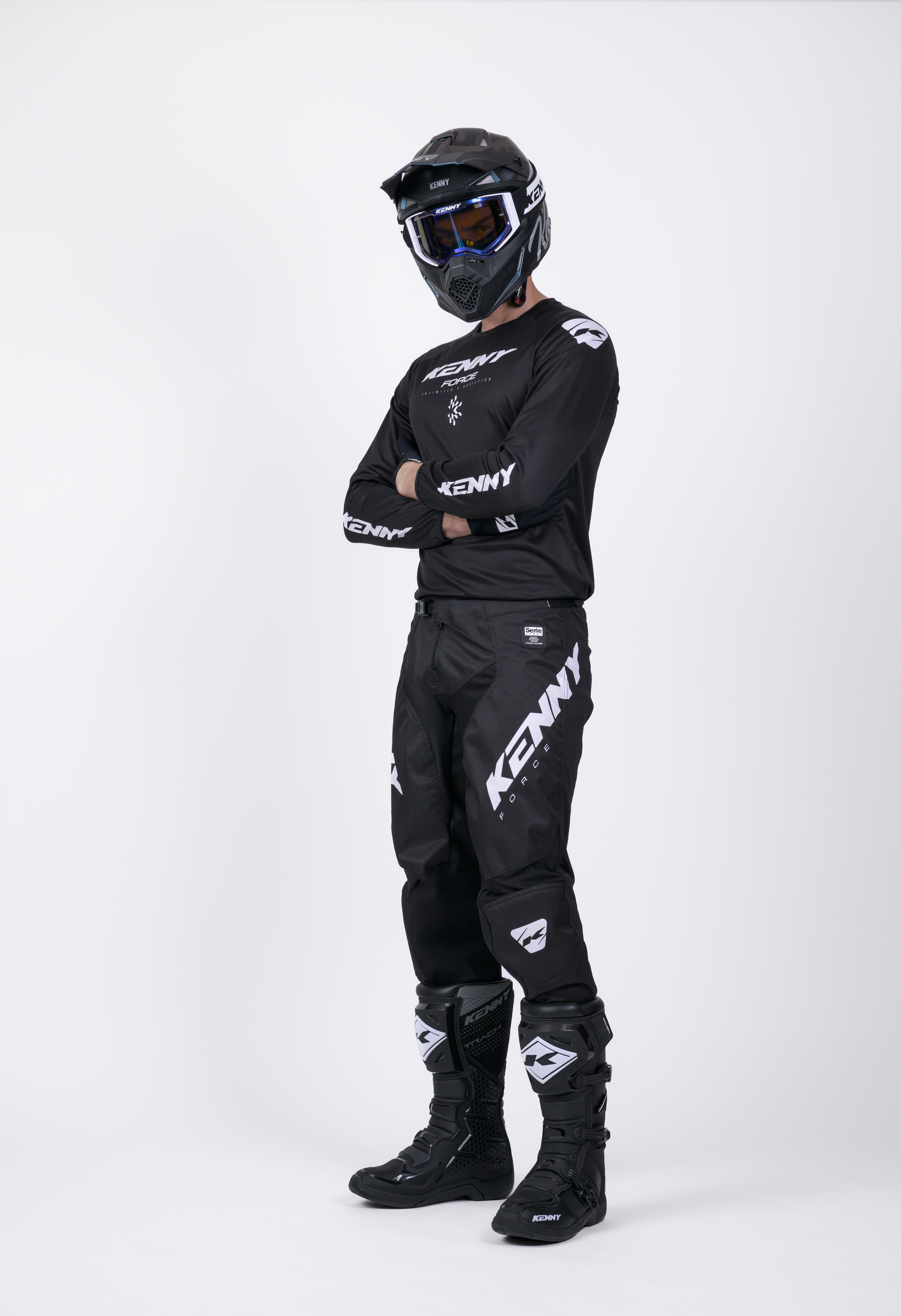 KENNY Force Jersey Solid Black - 3