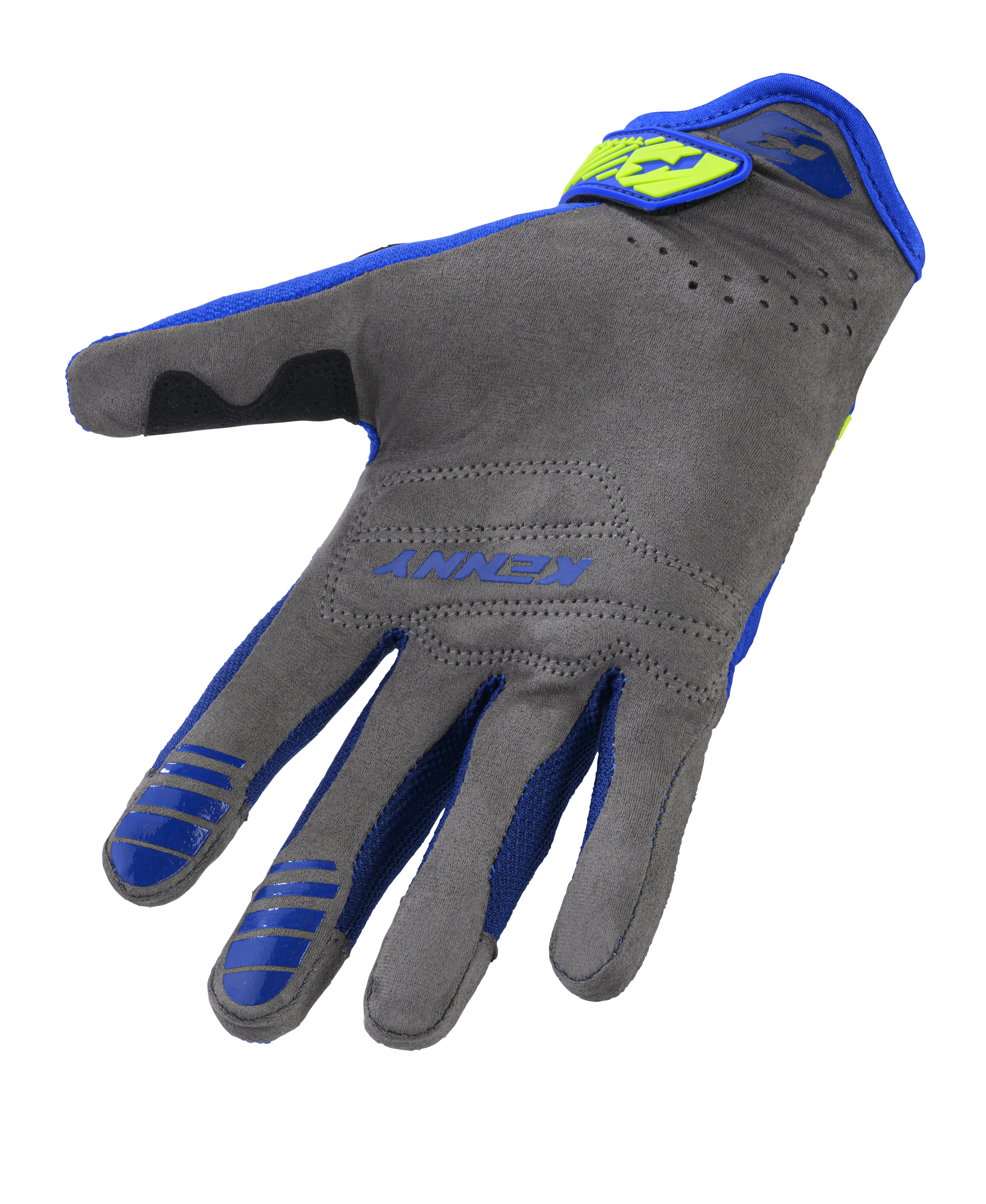 KENNY D3O TITANIUM GLOVES BLUE - 2
