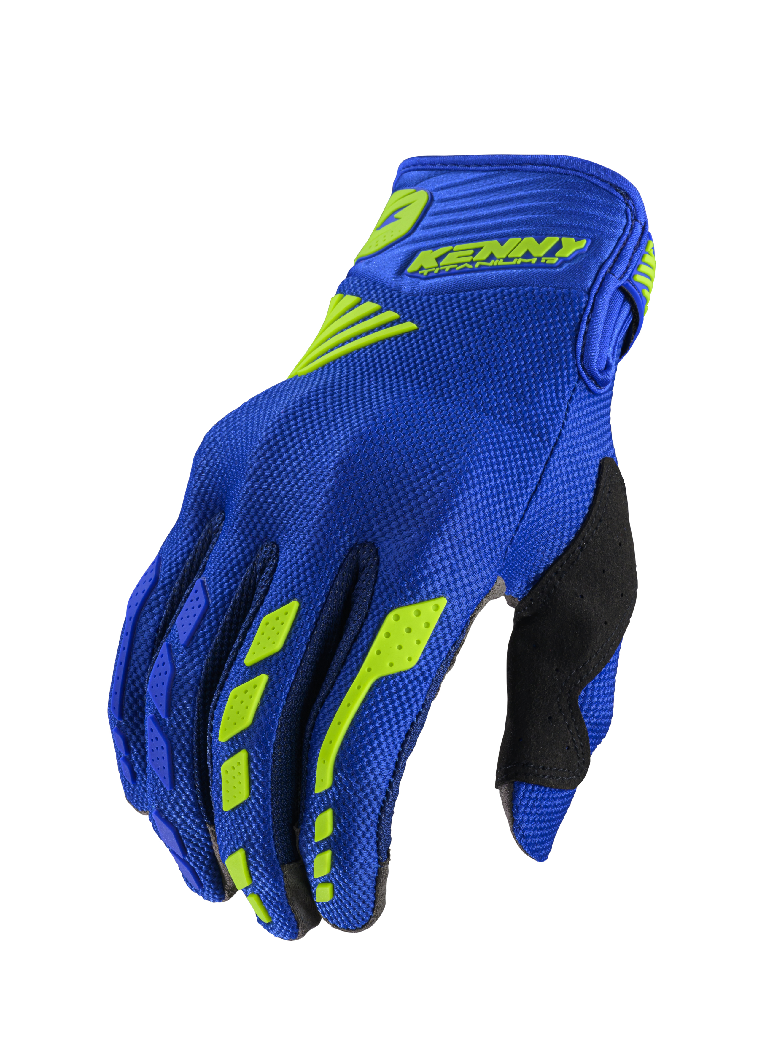 KENNY D3O TITANIUM GLOVES BLUE