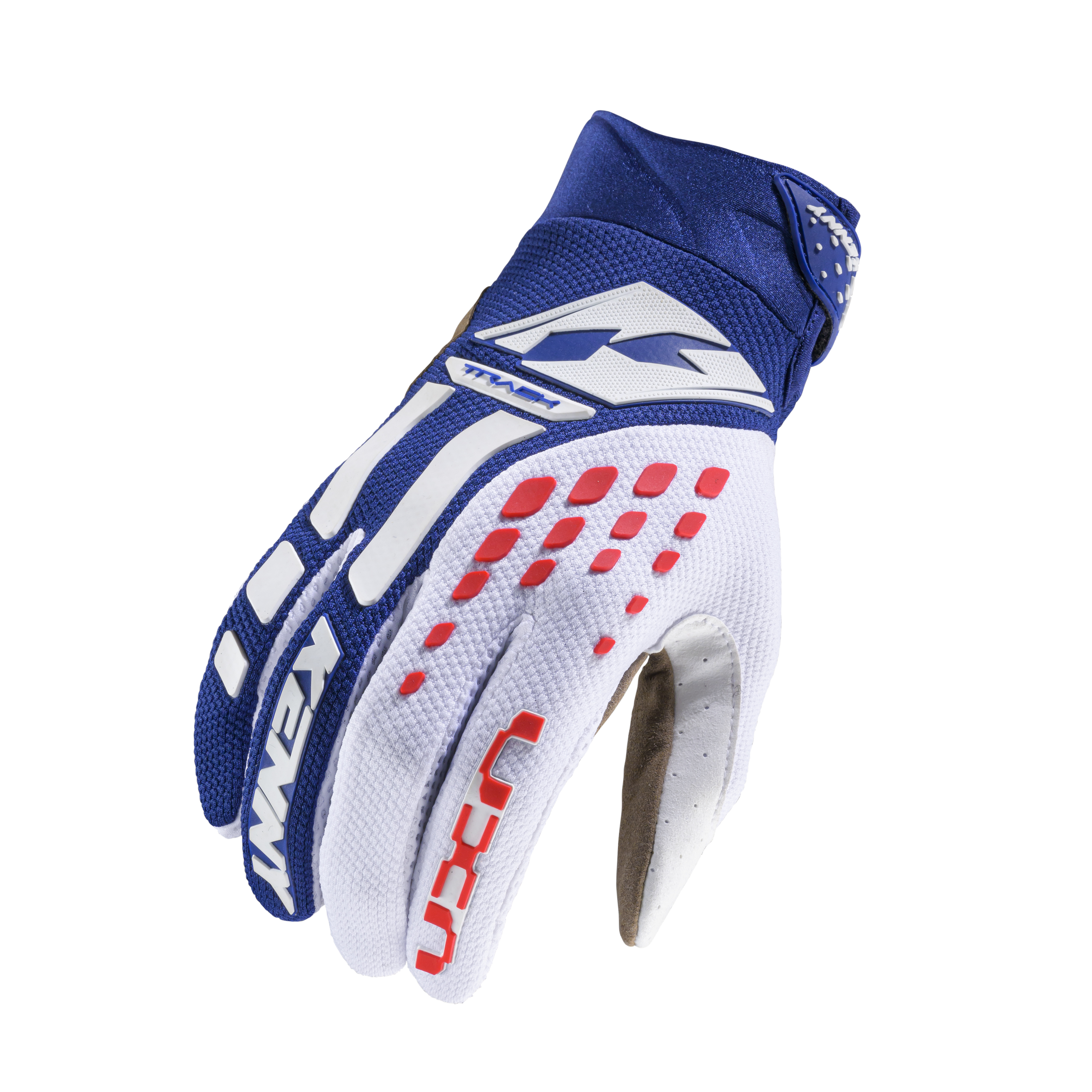 KENNY TRACK GLOVES NAVY RED