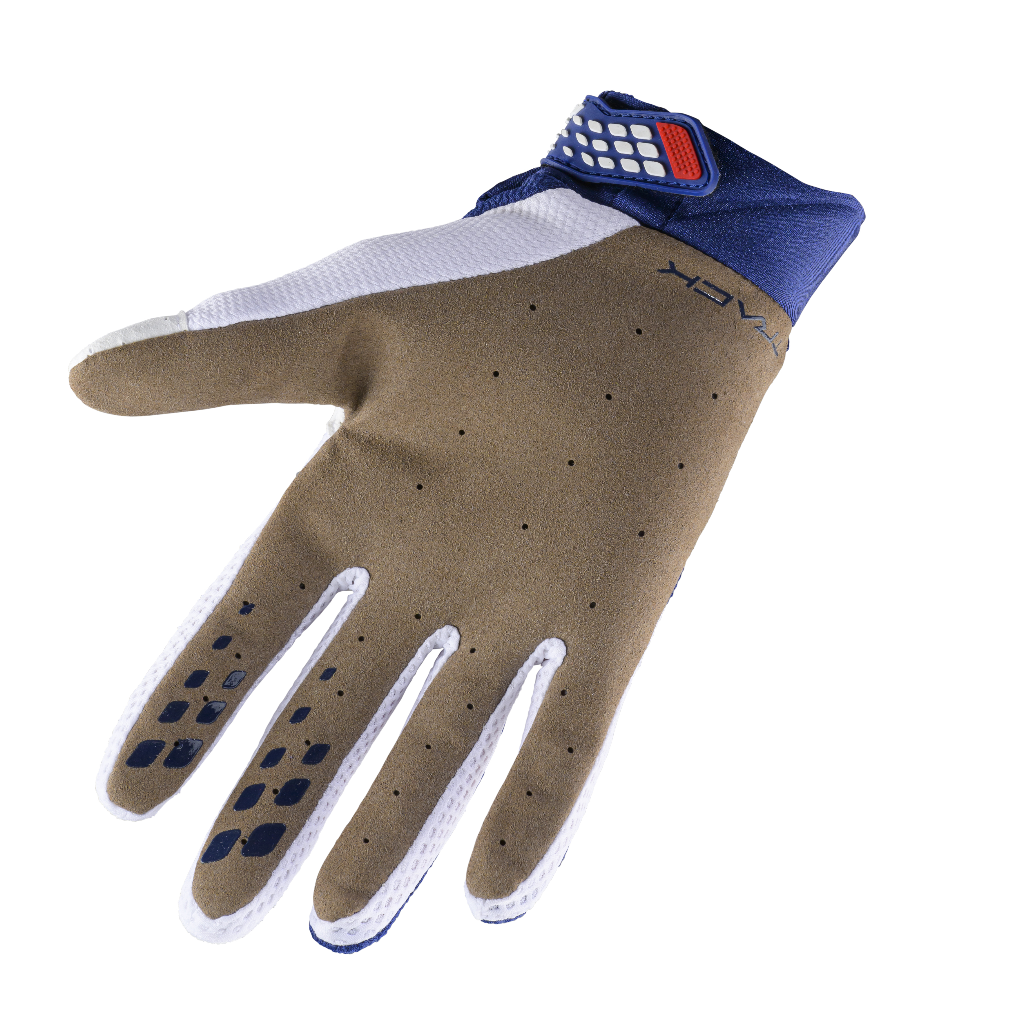 KENNY TRACK GLOVES NAVY RED - 2