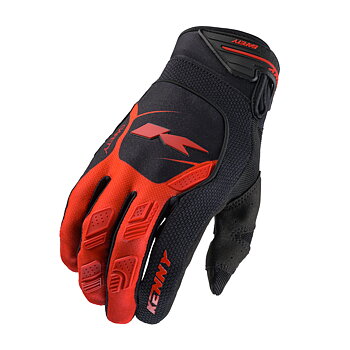 KENNY SAFETY GLOVES RED ORANGE