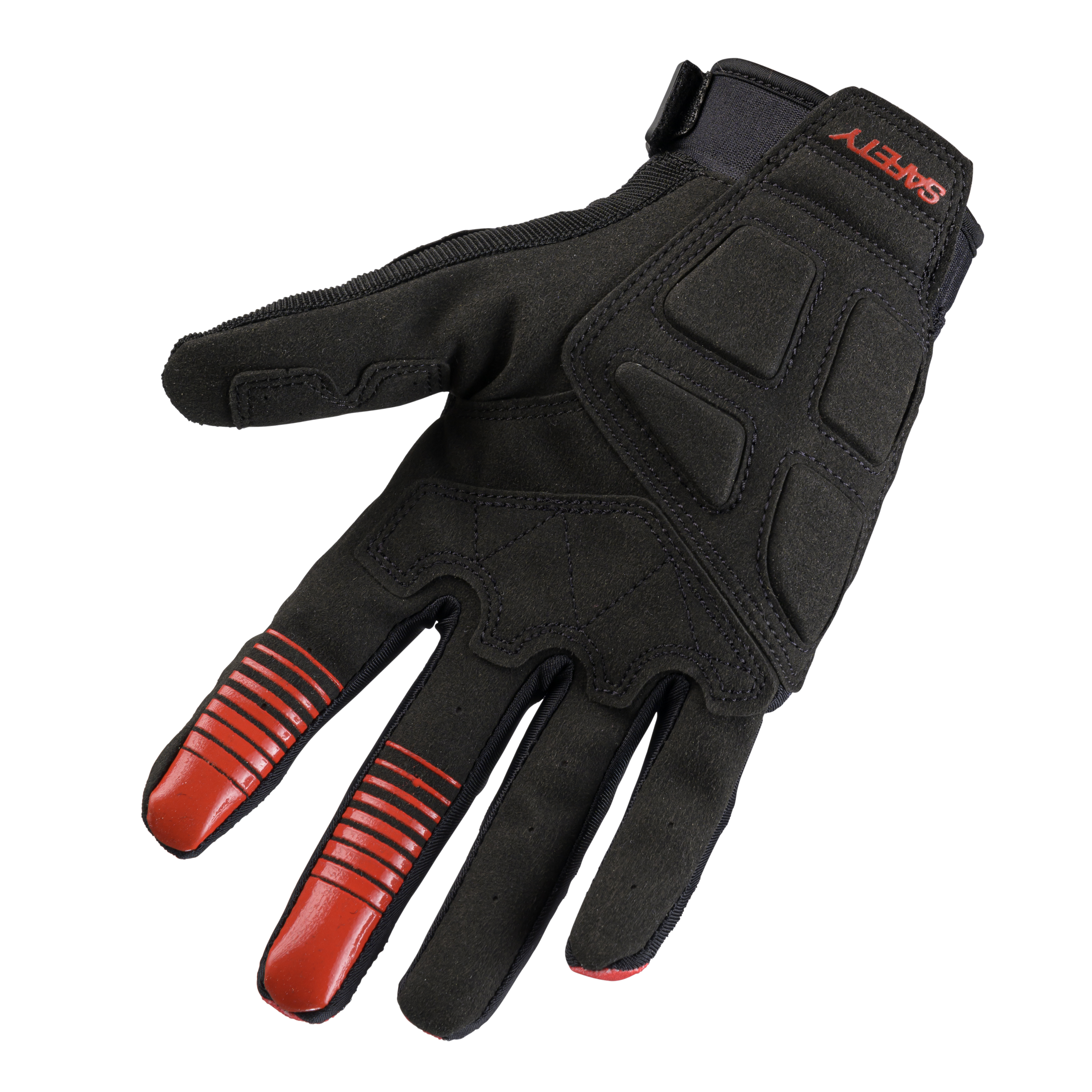 KENNY SAFETY GLOVES RED ORANGE - 2