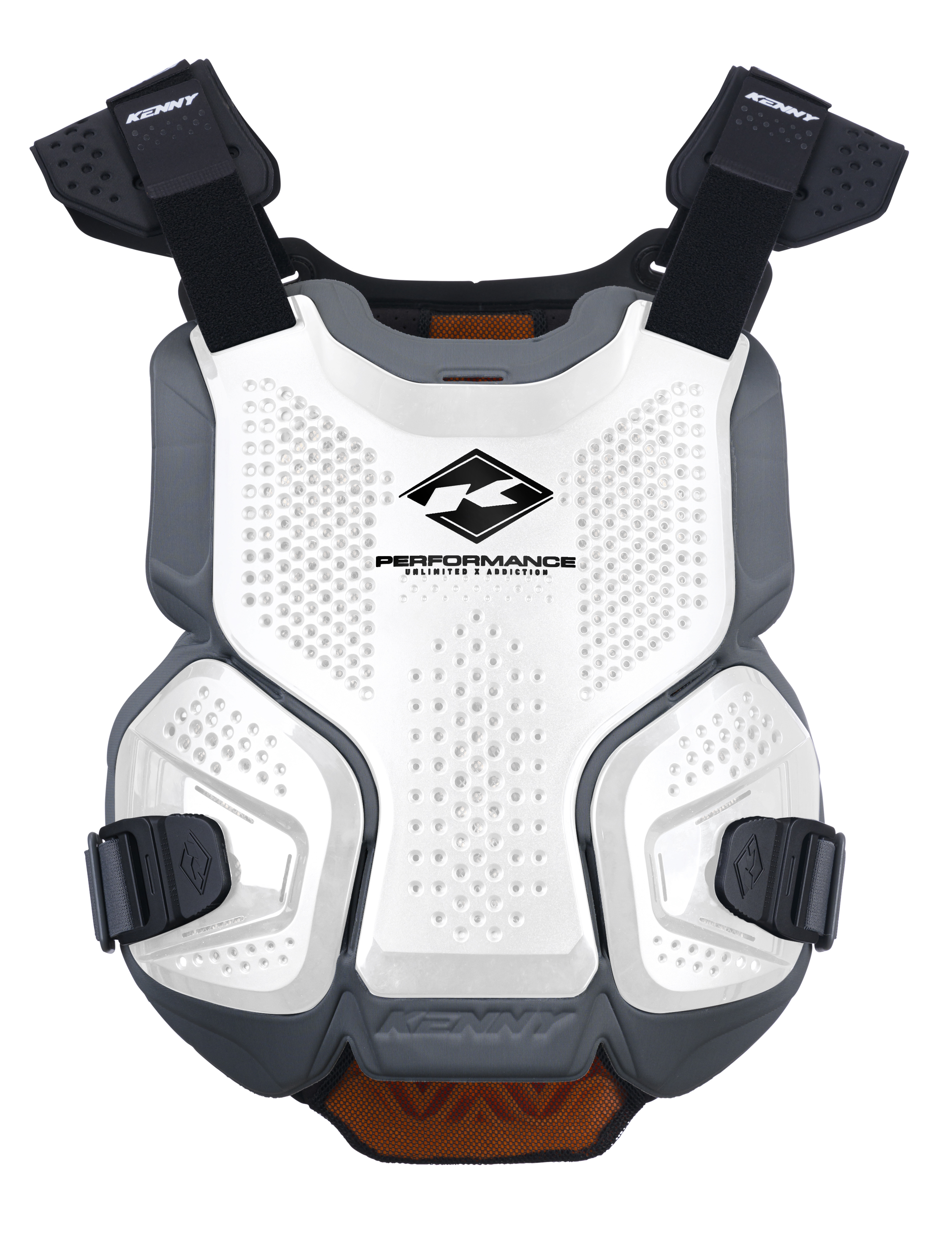 KENNY D3O HOLESHOT ROOST PROTECTOR WHITE