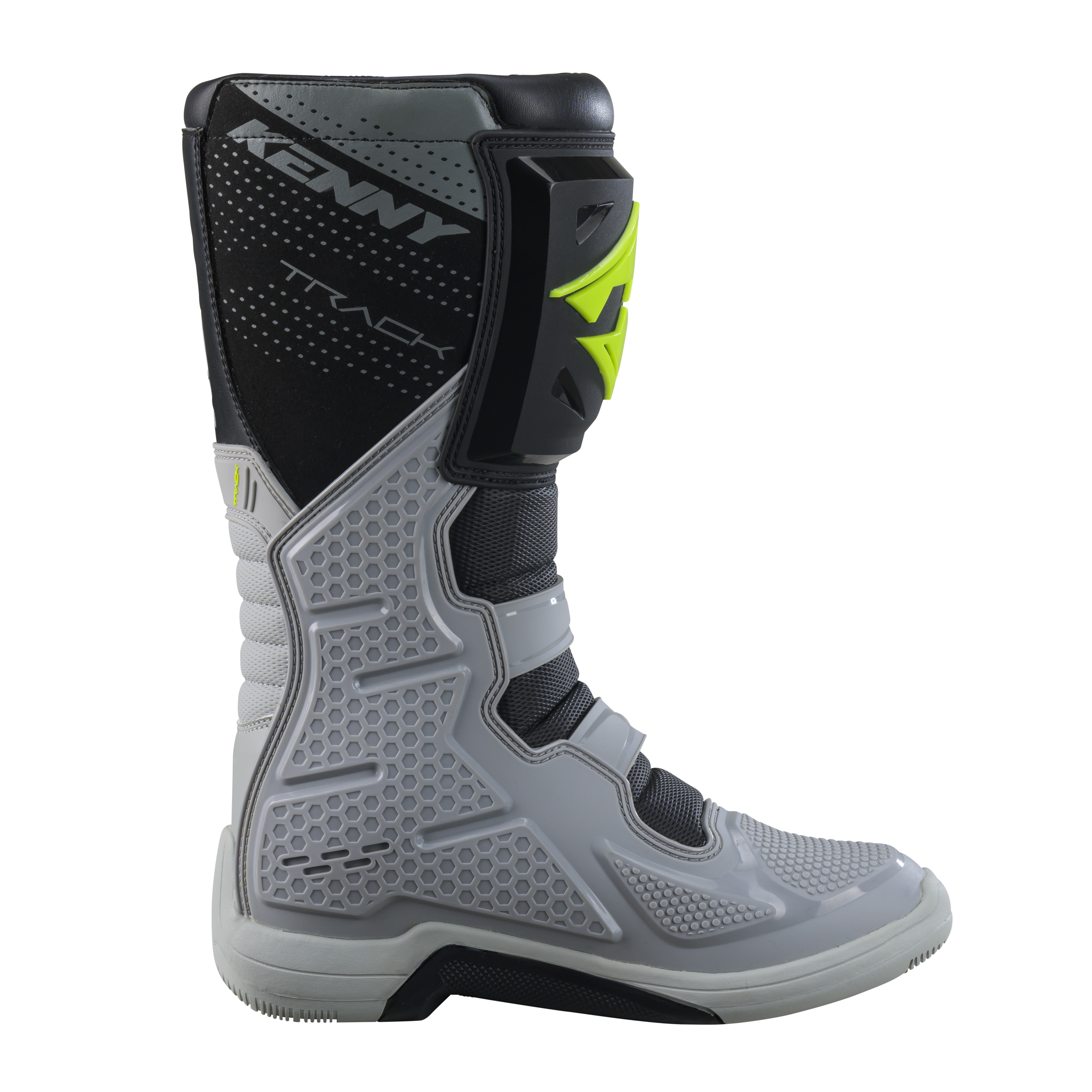 KENNY T2 TRACK BOOTS GREY NEON YELLOW - 3