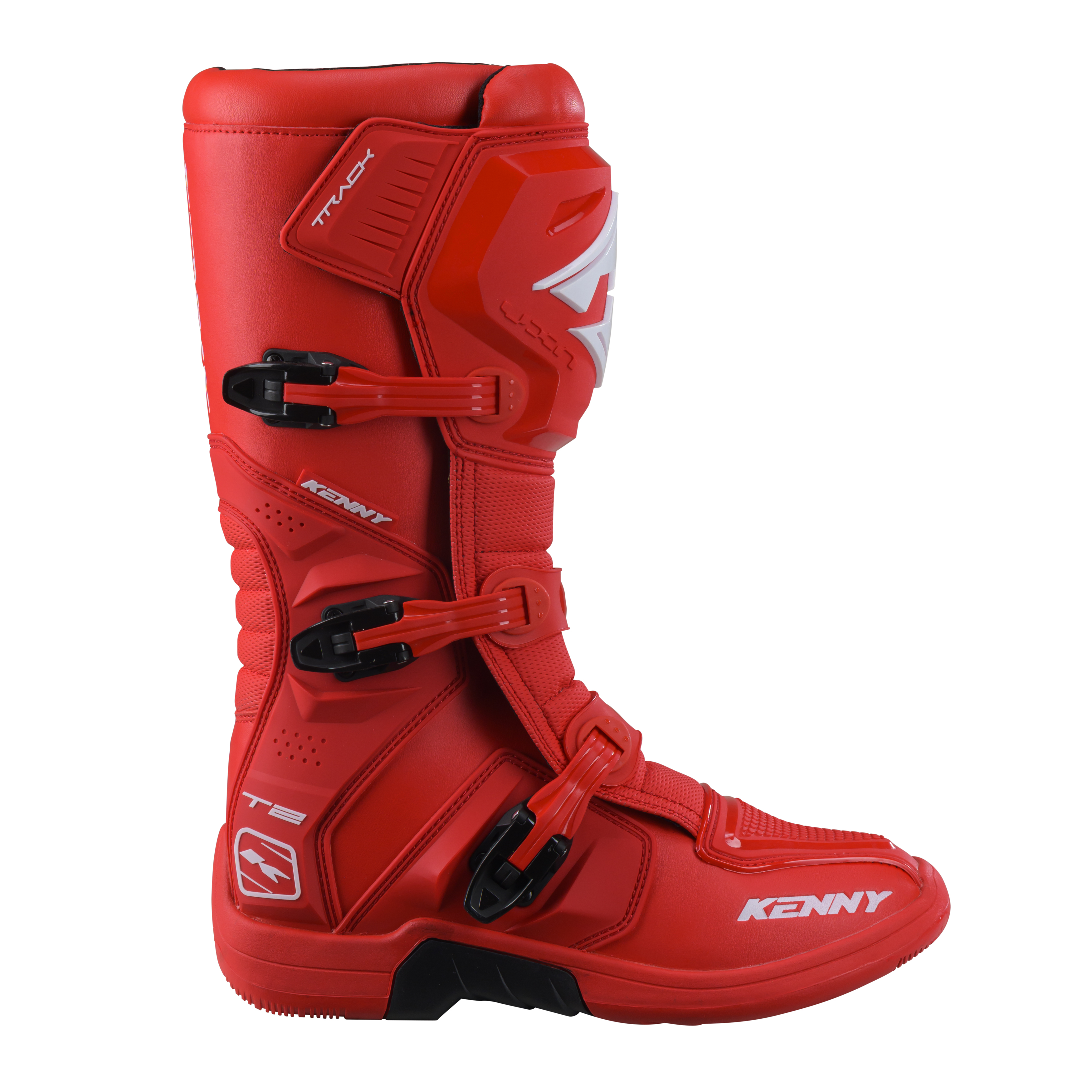 KENNY T2 TRACK BOOTS RED - 4