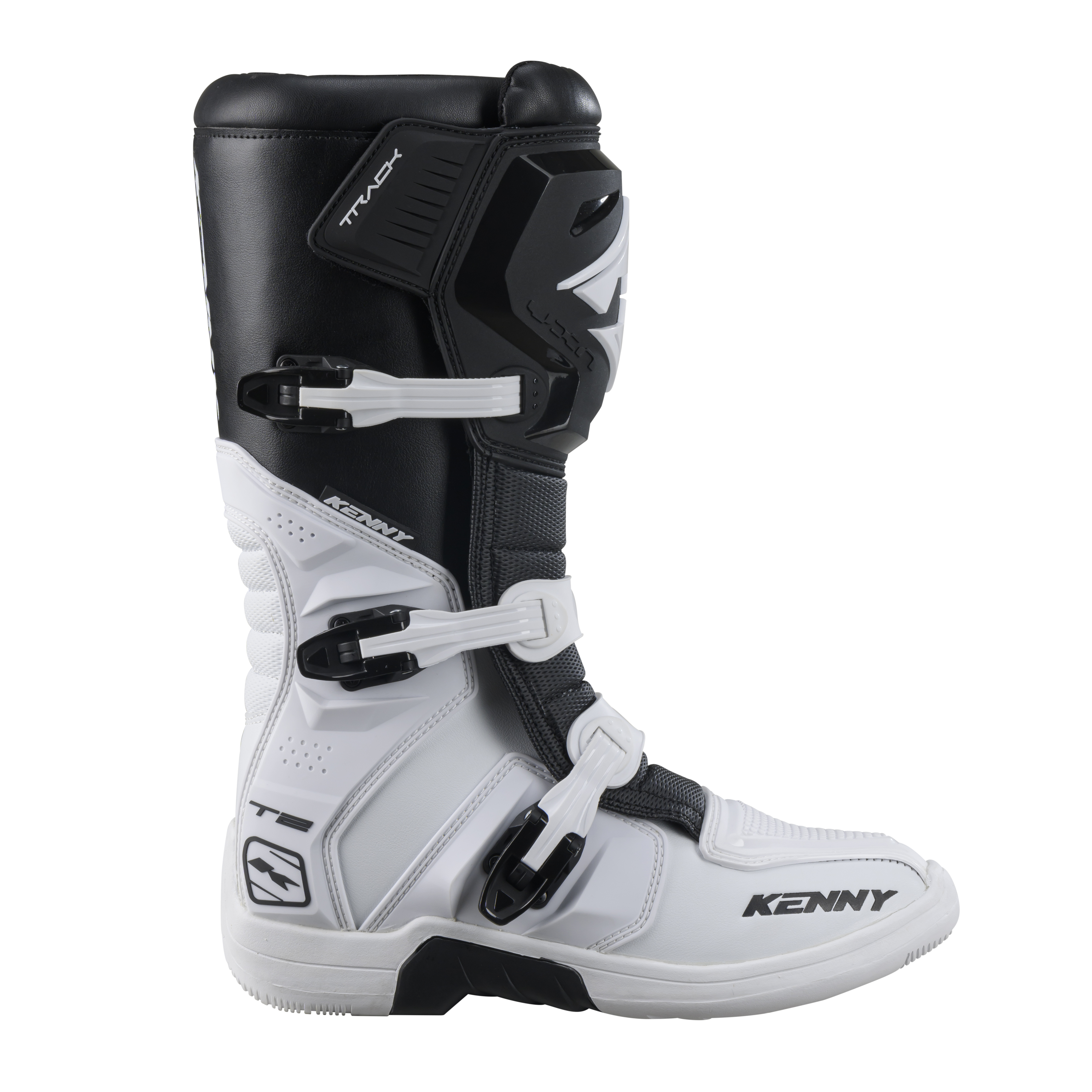 KENNY T2 TRACK BOOTS WHITE - 2