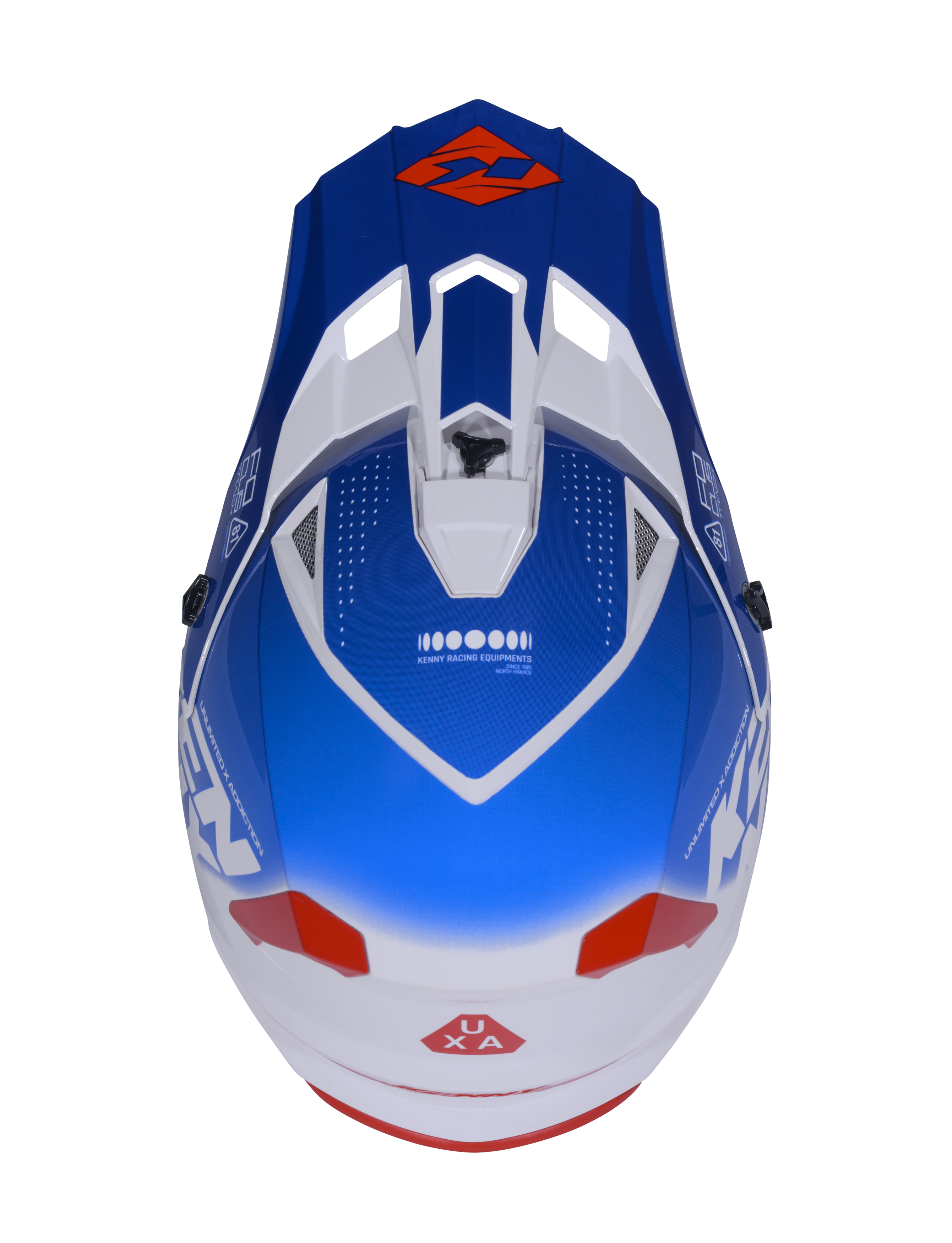 KENNY TRACK HELMET KID GRAPHIC FOCUS PATRIOT - 3