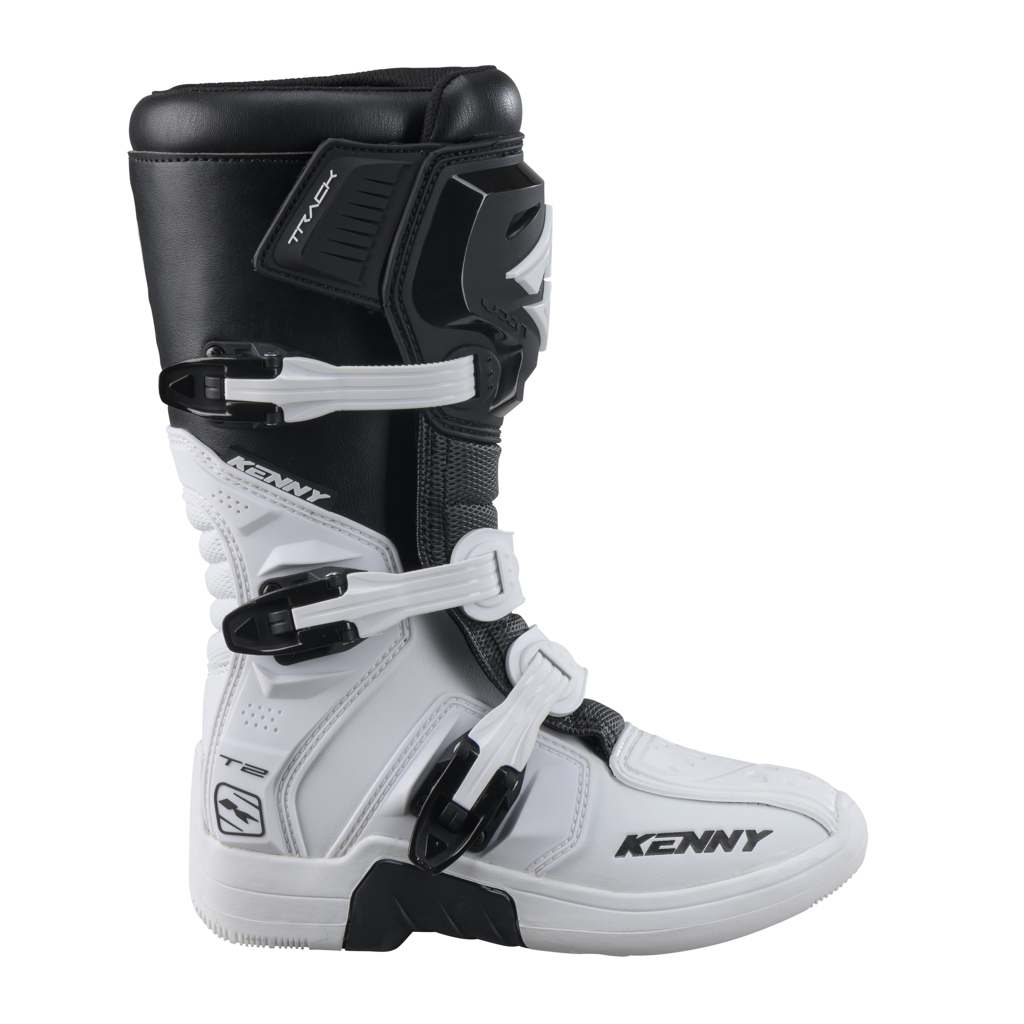 KENNY T2 TRACK BOOTS JUNIOR WHITE - 2