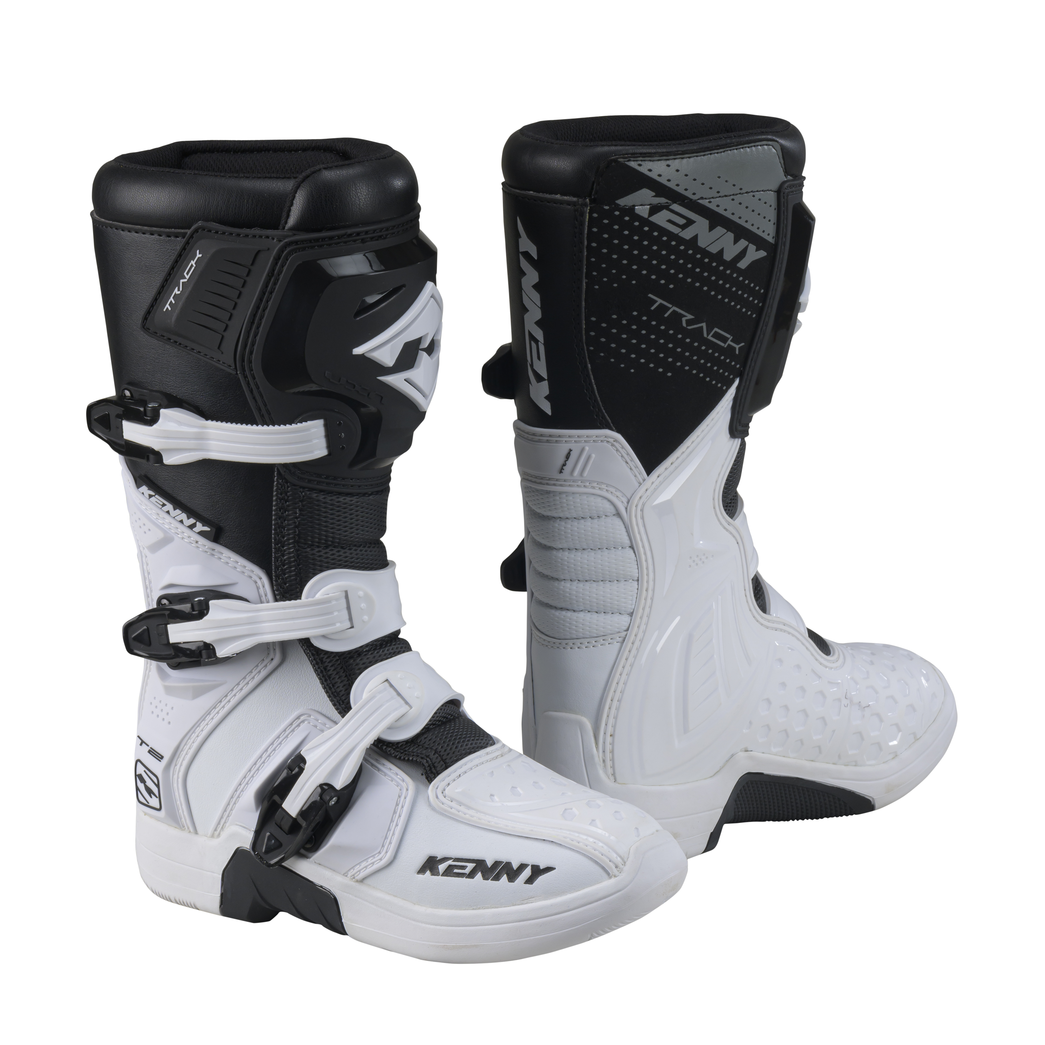 KENNY T2 TRACK BOOTS JUNIOR WHITE