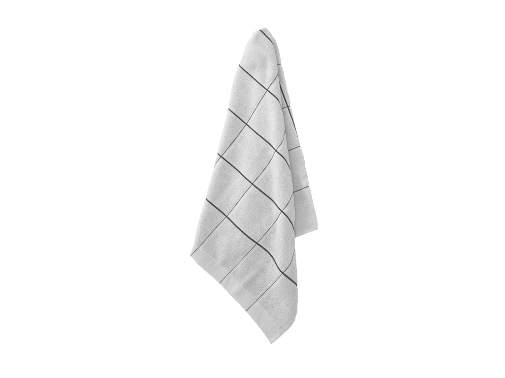 Södahl organic Vista Handduk 50 x 100 cm Cloud Grey rutig - 2