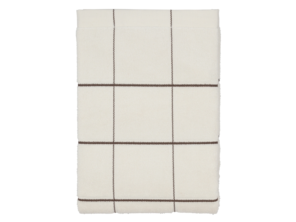 Södahl organic Vista Handduk 70 x 140 cm Offwhite rutig