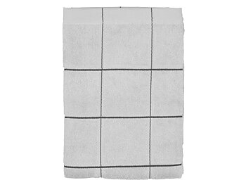 Södahl organic Vista Handduk 70 x 140 cm Cloud grey rutig