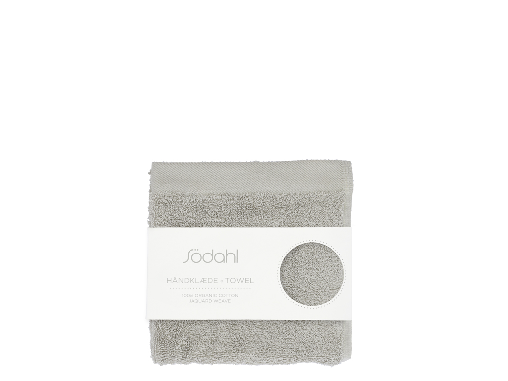 Södahl organic Comfort Handduk 40 x 60 cm Light Grey - 3