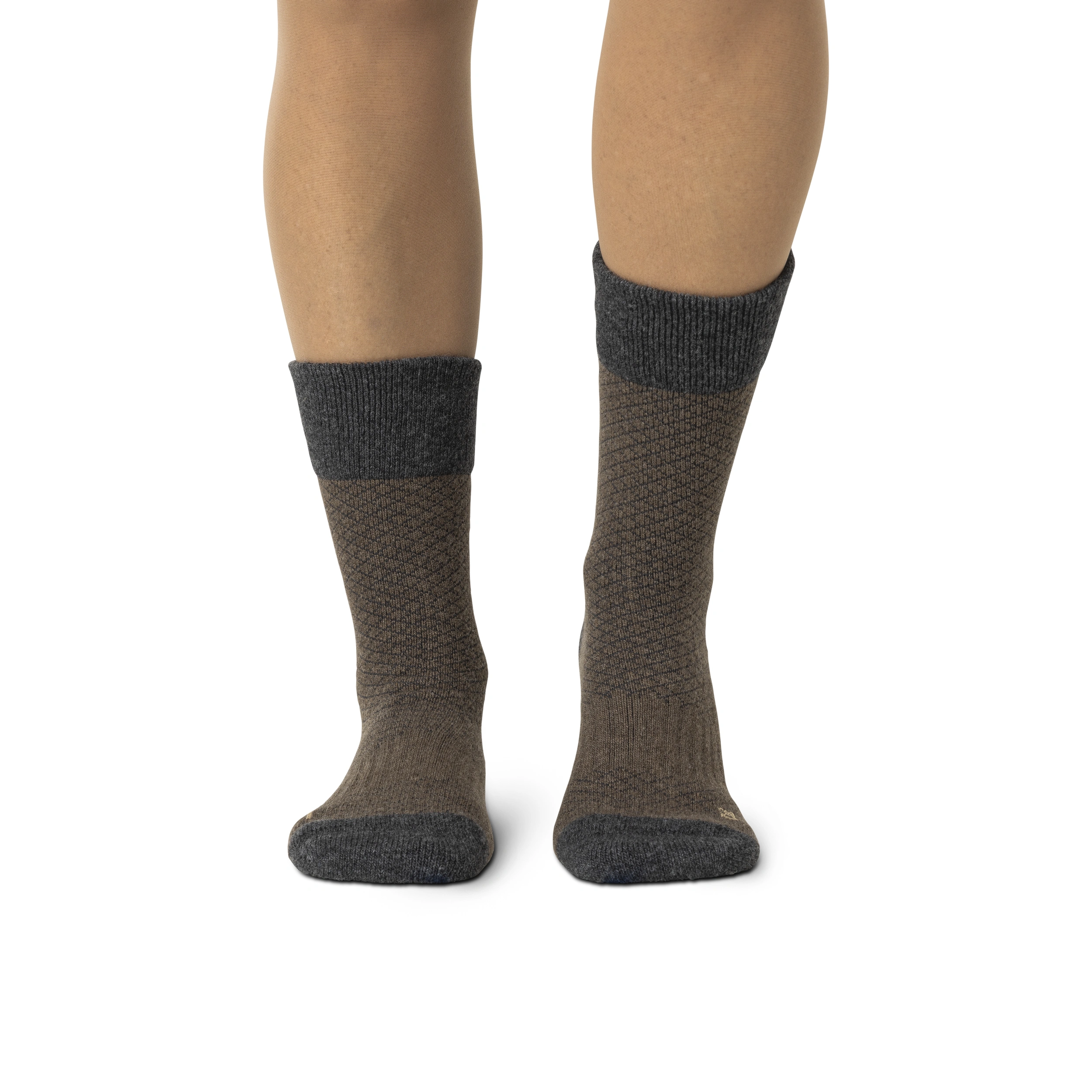 Funq Wear WIDE+ HIKING Uldstrømper Mystic Mocca