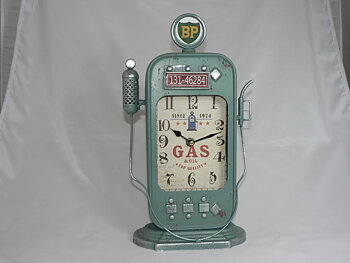 Dekorations Pump med Klocka  BP  20x10x35cm