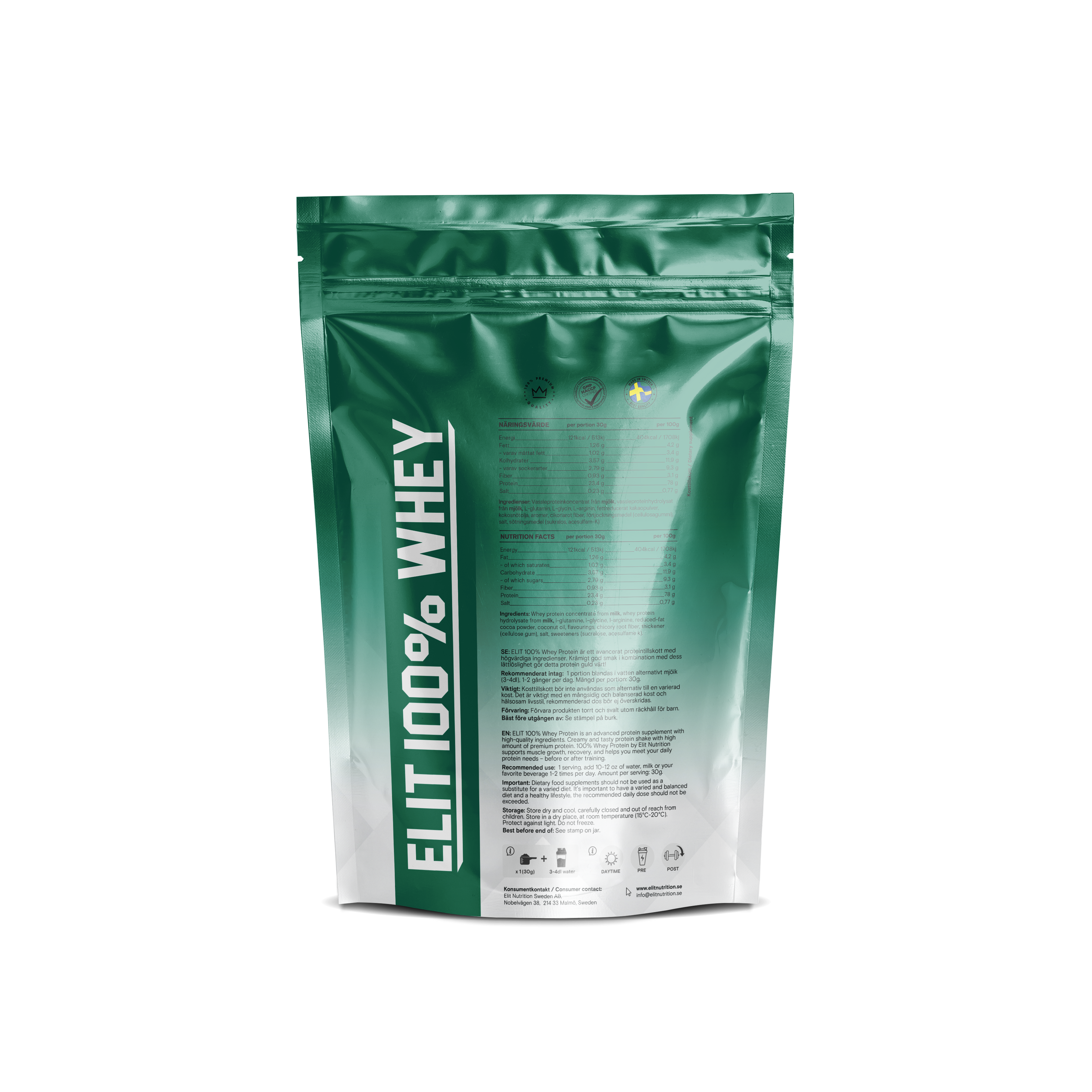 100% Whey - Dubai Chocolate, 900g - 2