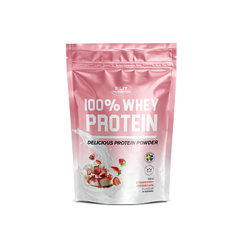100% Whey - Strawberry Cheesecake, 900g