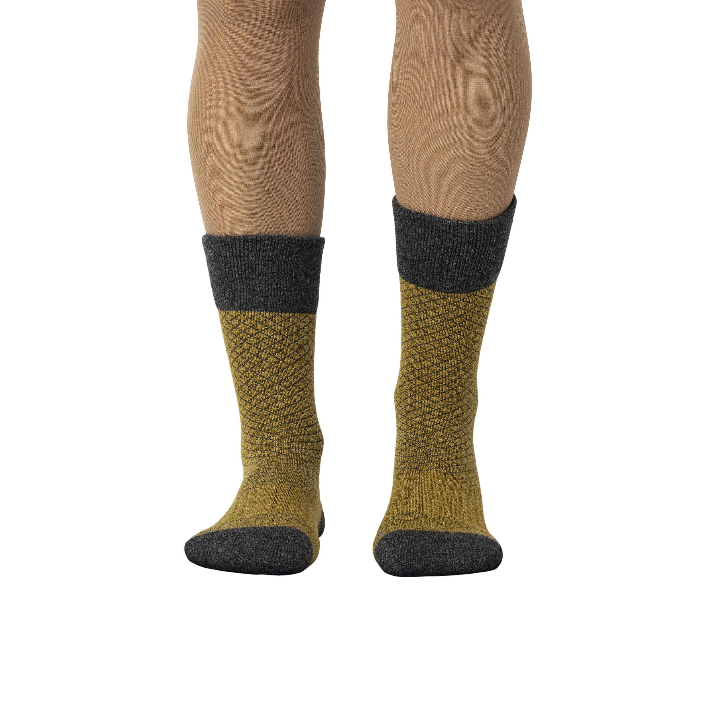 Funq Wear WIDE+ HIKING Uldstrømper Orchid Ochre
