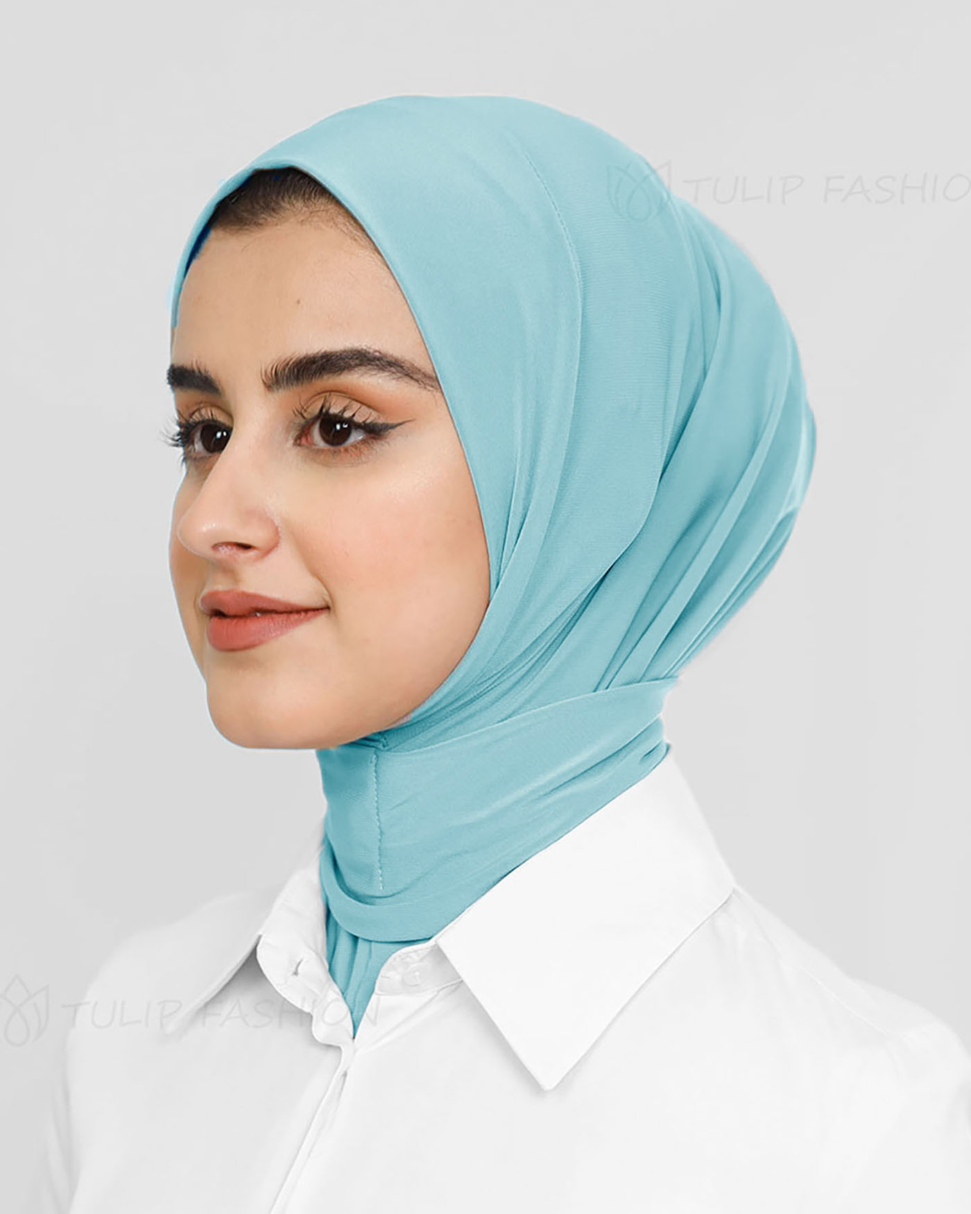 Al Amira Instant Hijab - Baby Blue