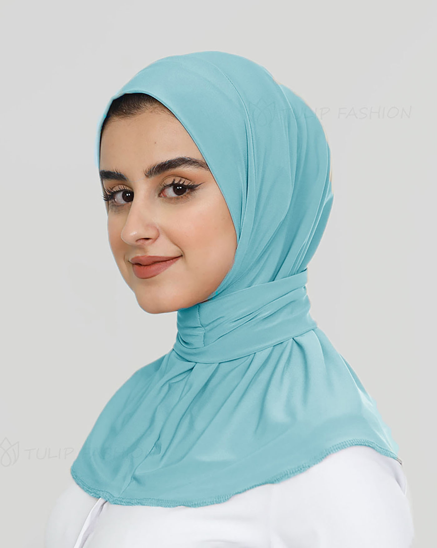 Al Amira Instant Hijab - Baby Blue - 2