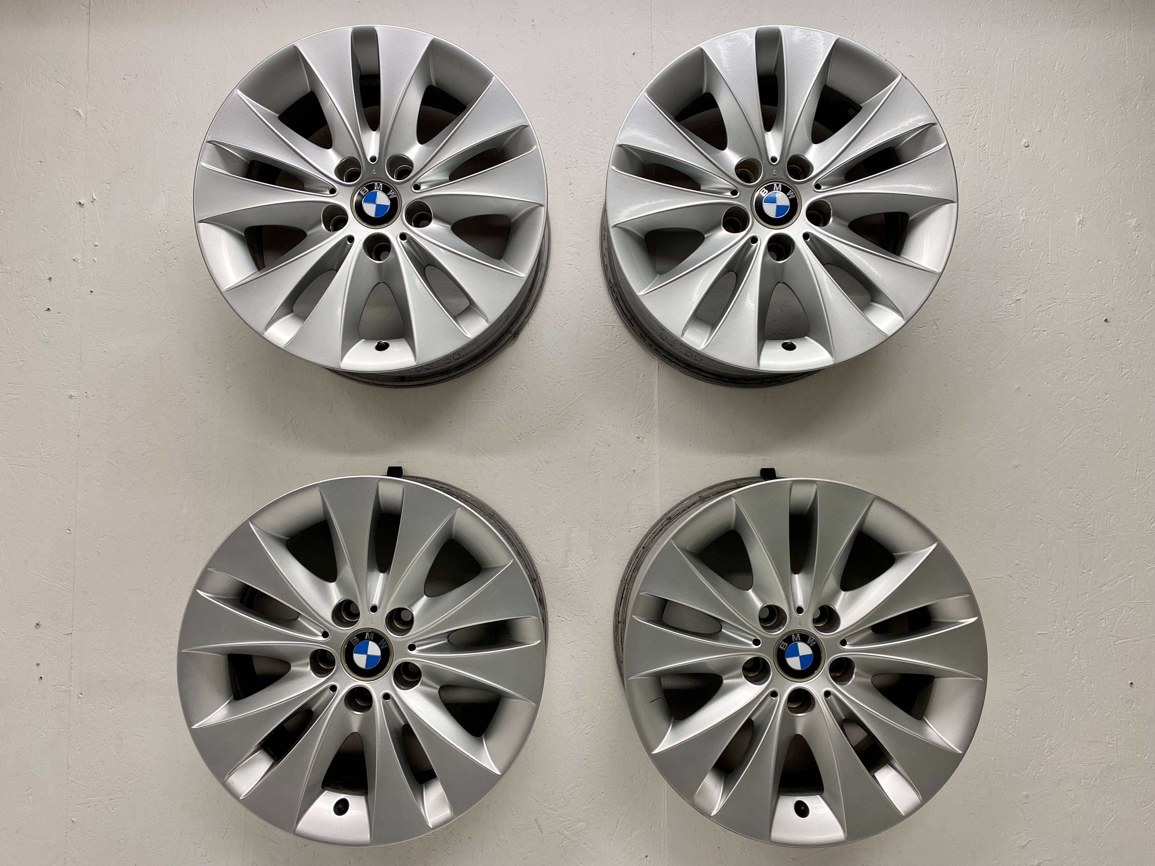 BEGAGNAT | 4 st | 17" BMW Styling 116 E60 E61 6758775 ALUFÄLGAR | 5x120 7.5x17 ET20 72.6